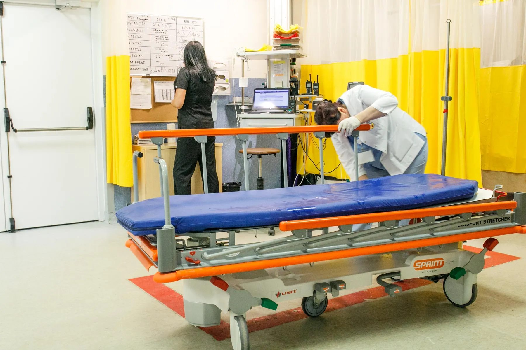 Kauno klinikose įdiegta pneumatinio pašto sistema, koronavirusas