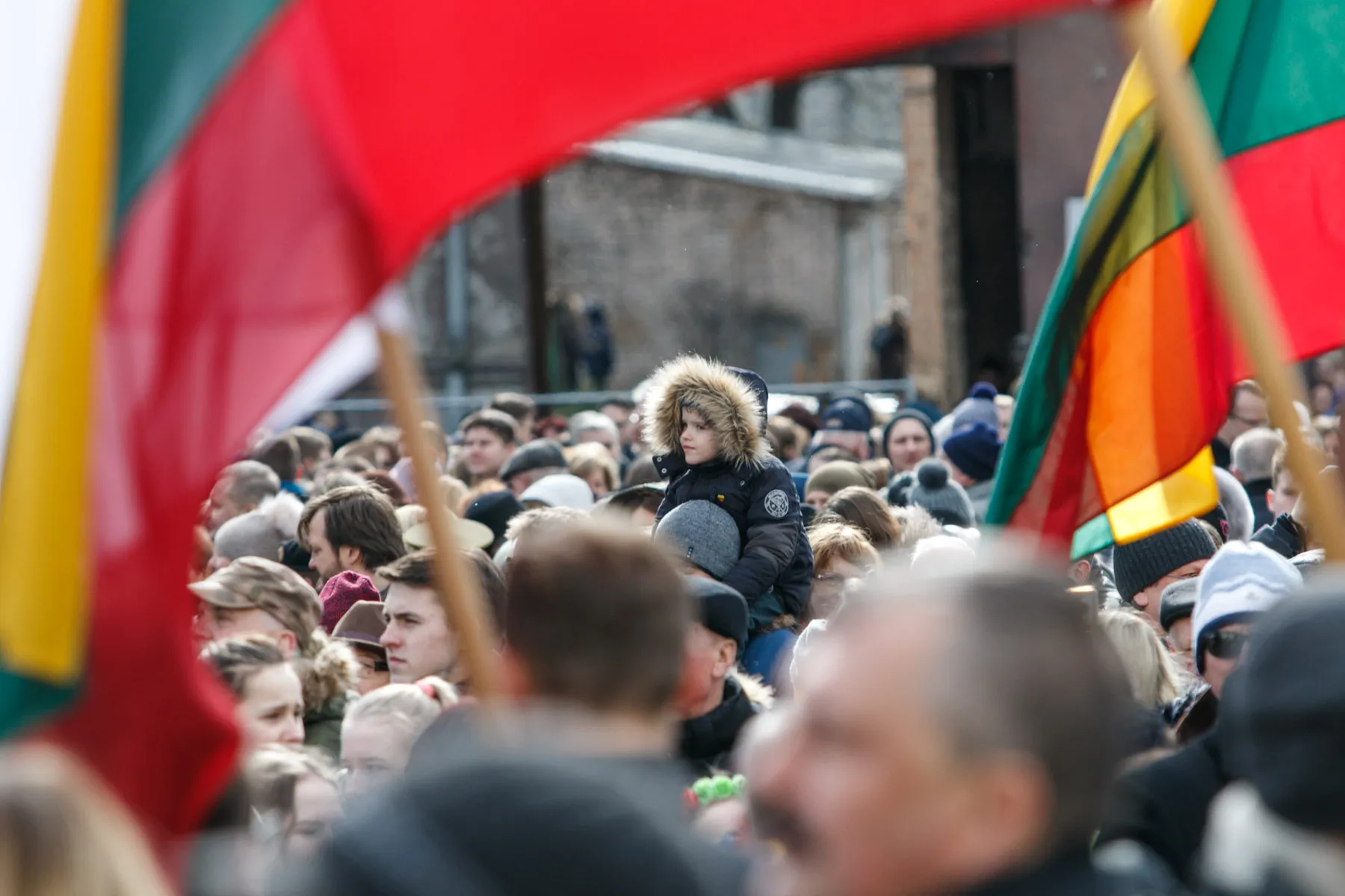 Kovo 11-osios minėjimas Karo muziejaus sodelyje