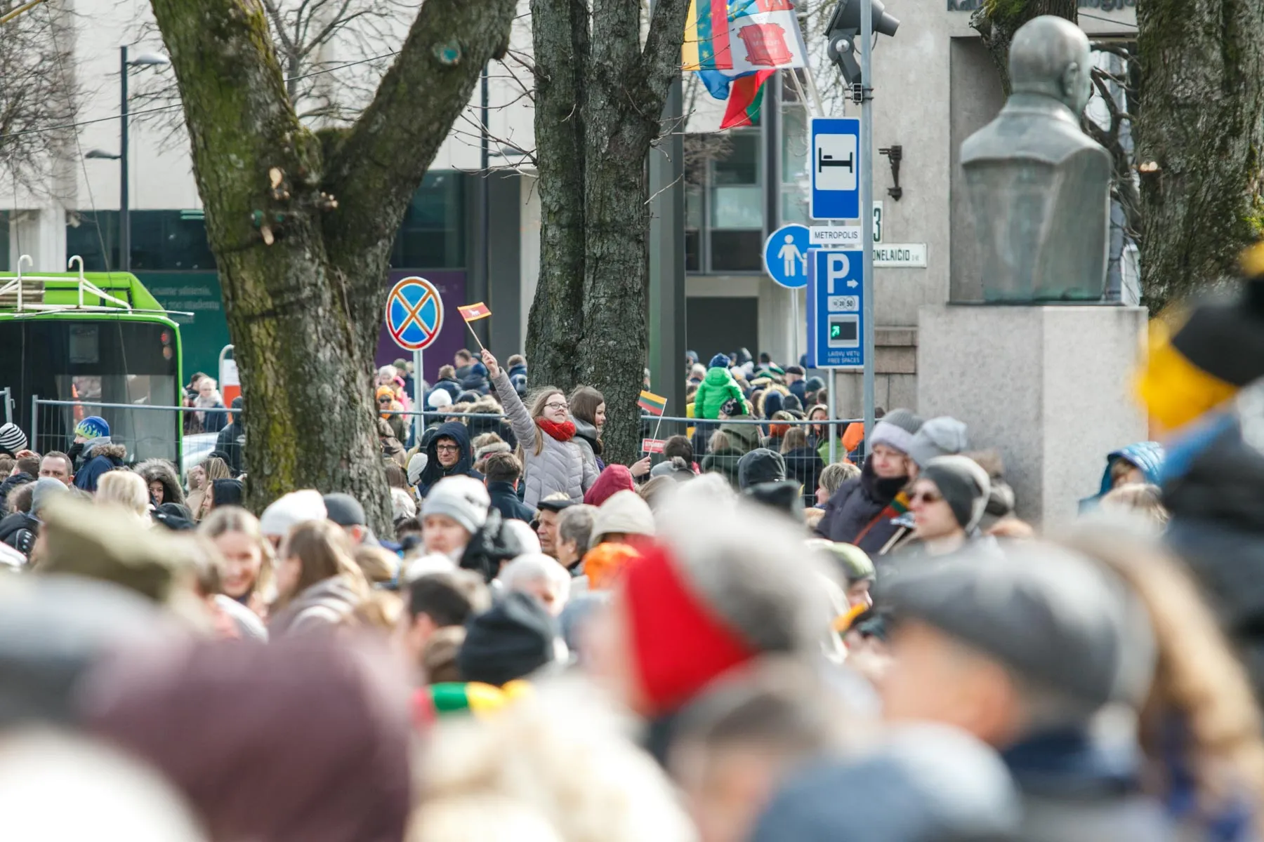 Kovo 11-osios minėjimas Karo muziejaus sodelyje