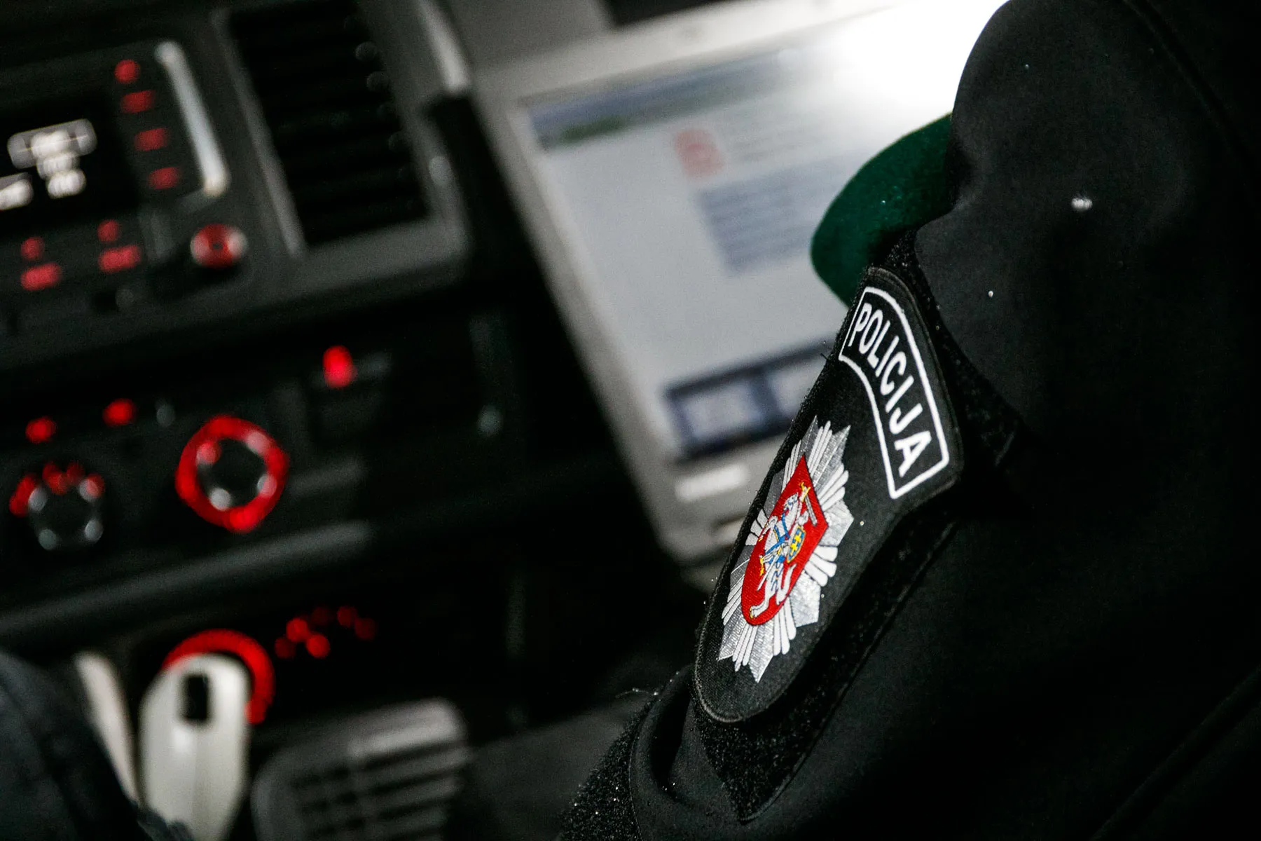 Kauno policijos patrulių naktinis budėjimas