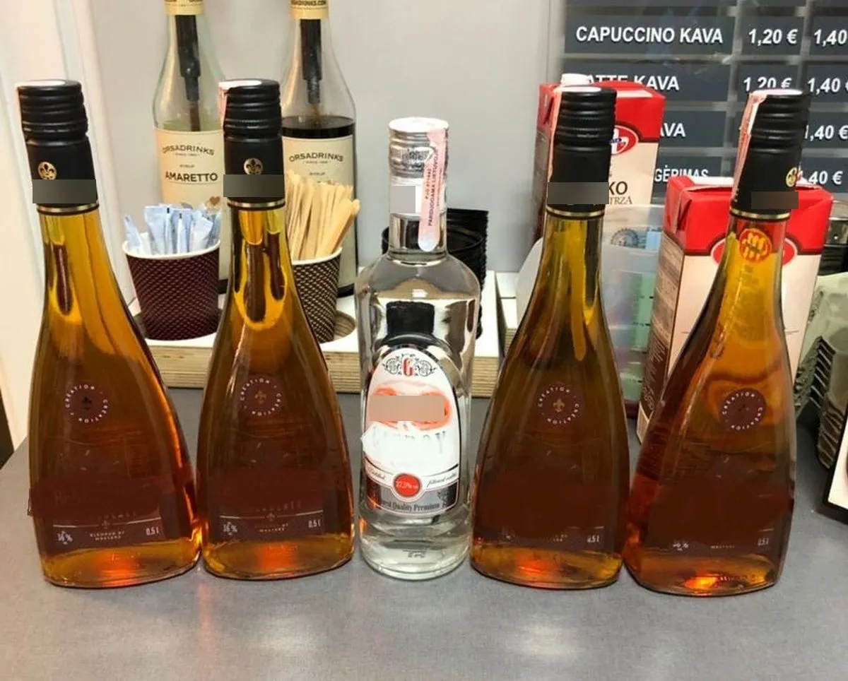 Kėdainių rajono degalinėje - nelegali prekyba alkoholiu