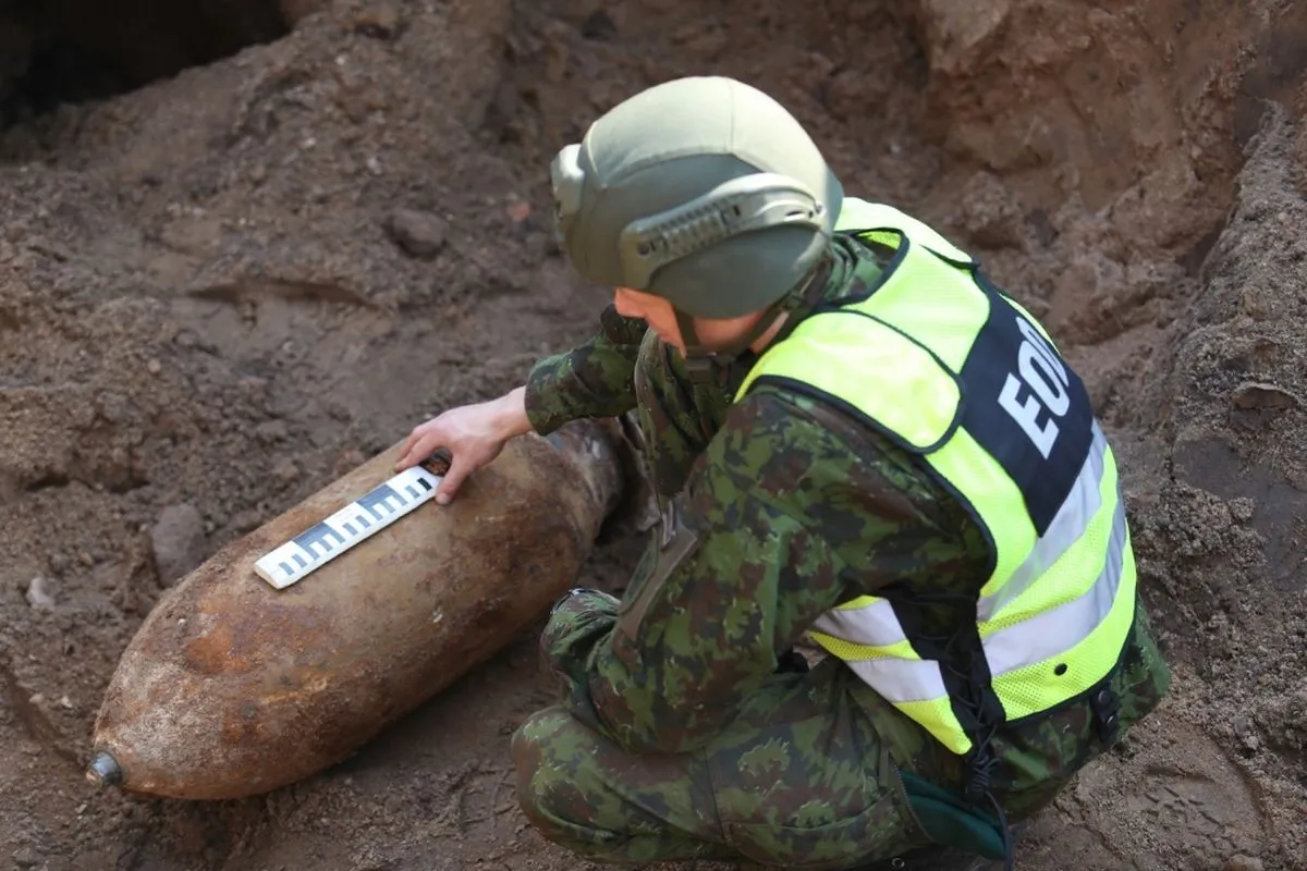 Vilniuje rastas aviacinis sprogmuo