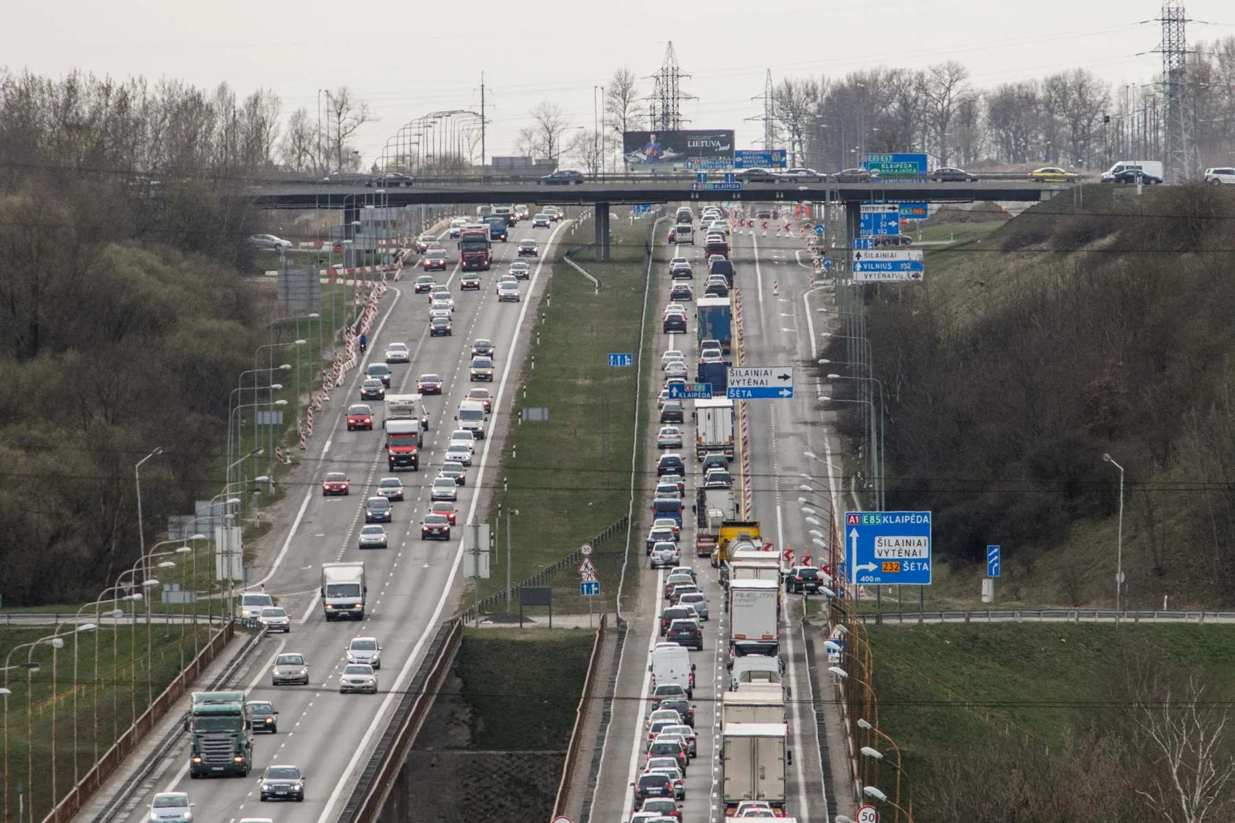 Automobilių spūstis Islandijos plente