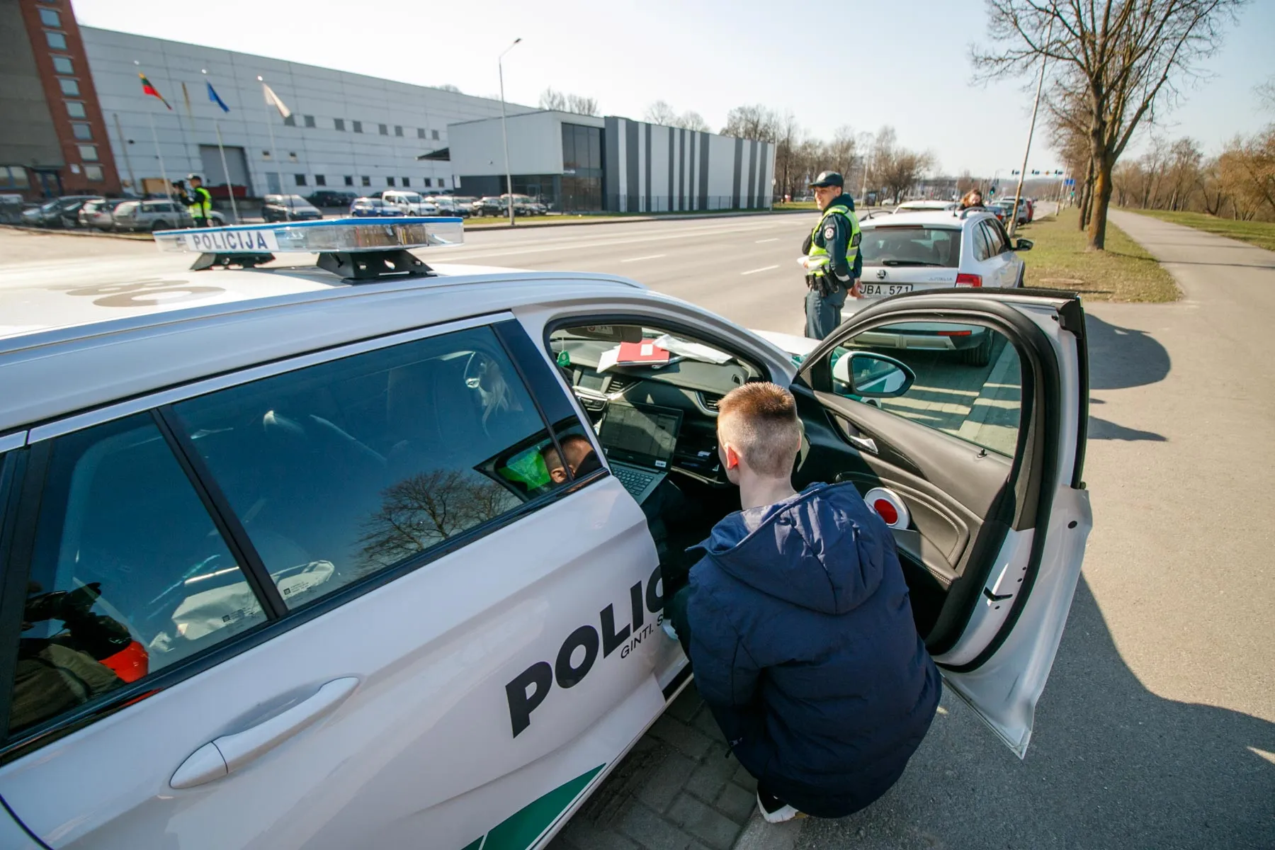 Policijos greičio kontrolės priemonė
