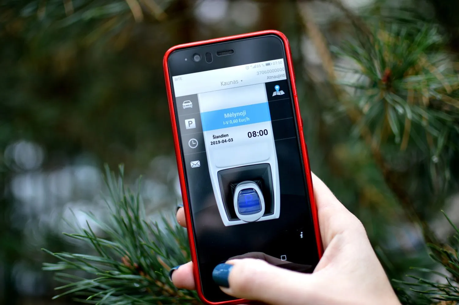 mParking mobilioji programėlė Kaune