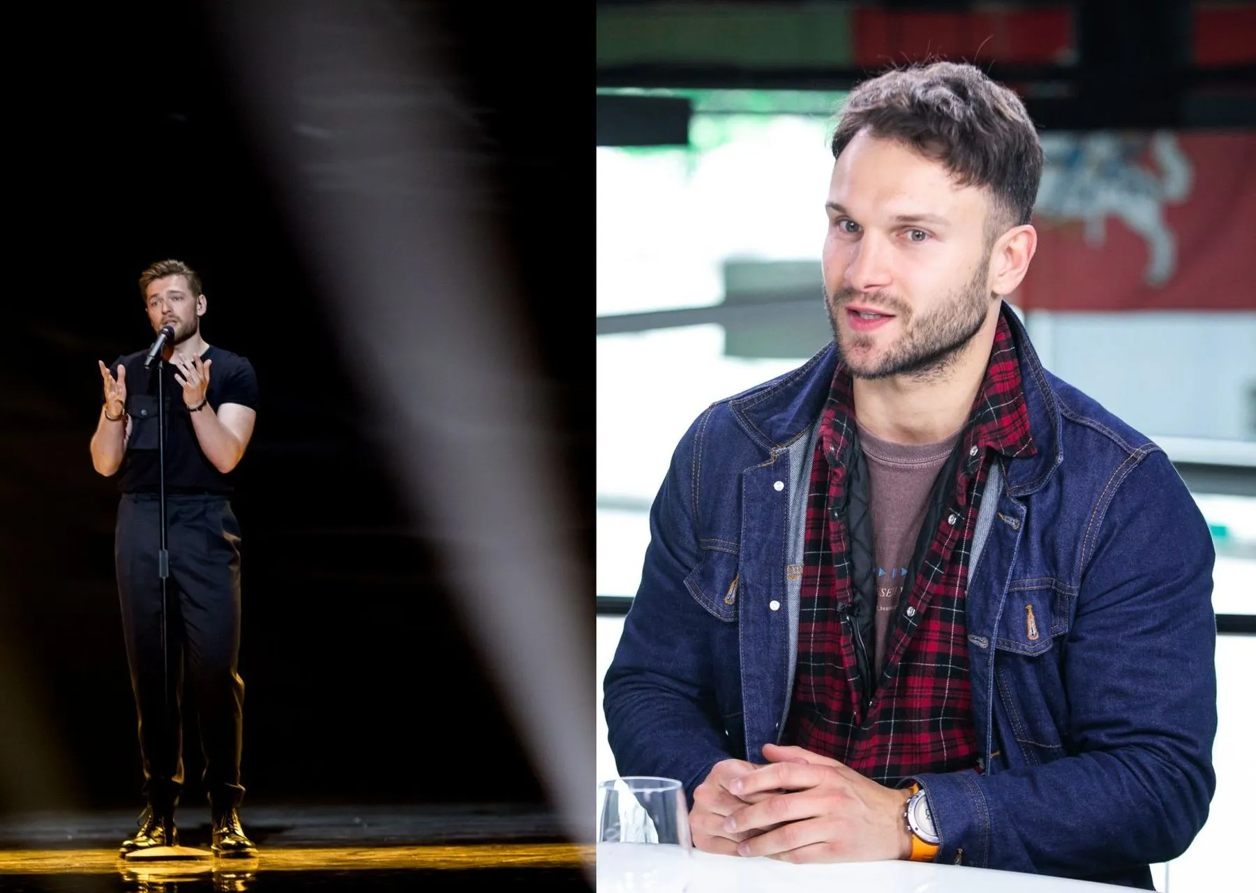 Jurijus Veklenko ir Vaidas Baumila