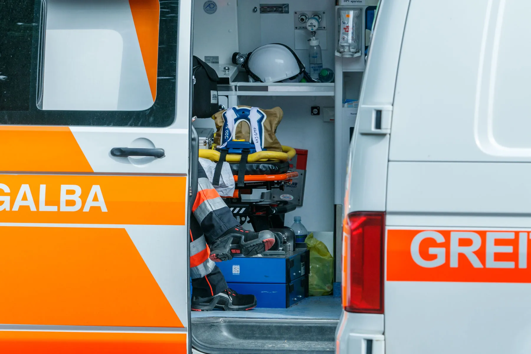 Greitosios medicinos pagalbos automobilių paradas