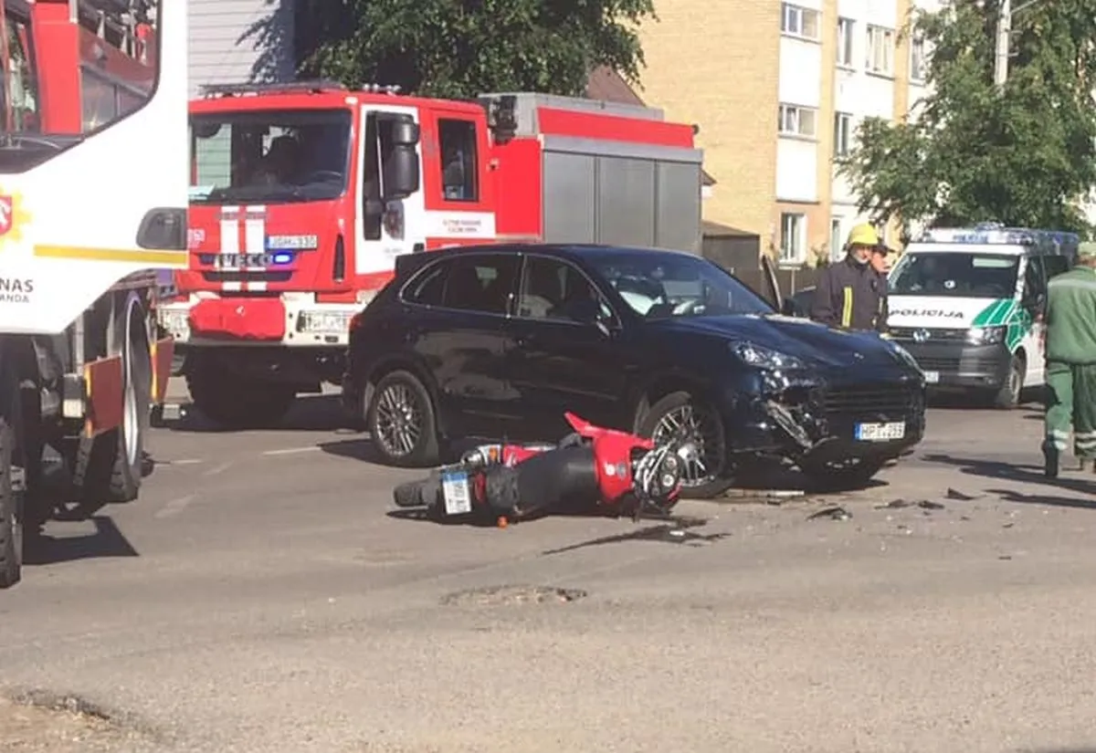 Avarija Tilžės gatvėje