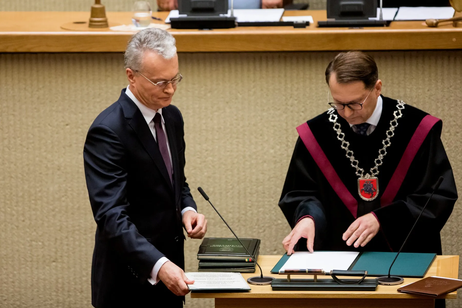 G. Nausėda prisaikdintas Lietuvos Respublikos Prezidentu