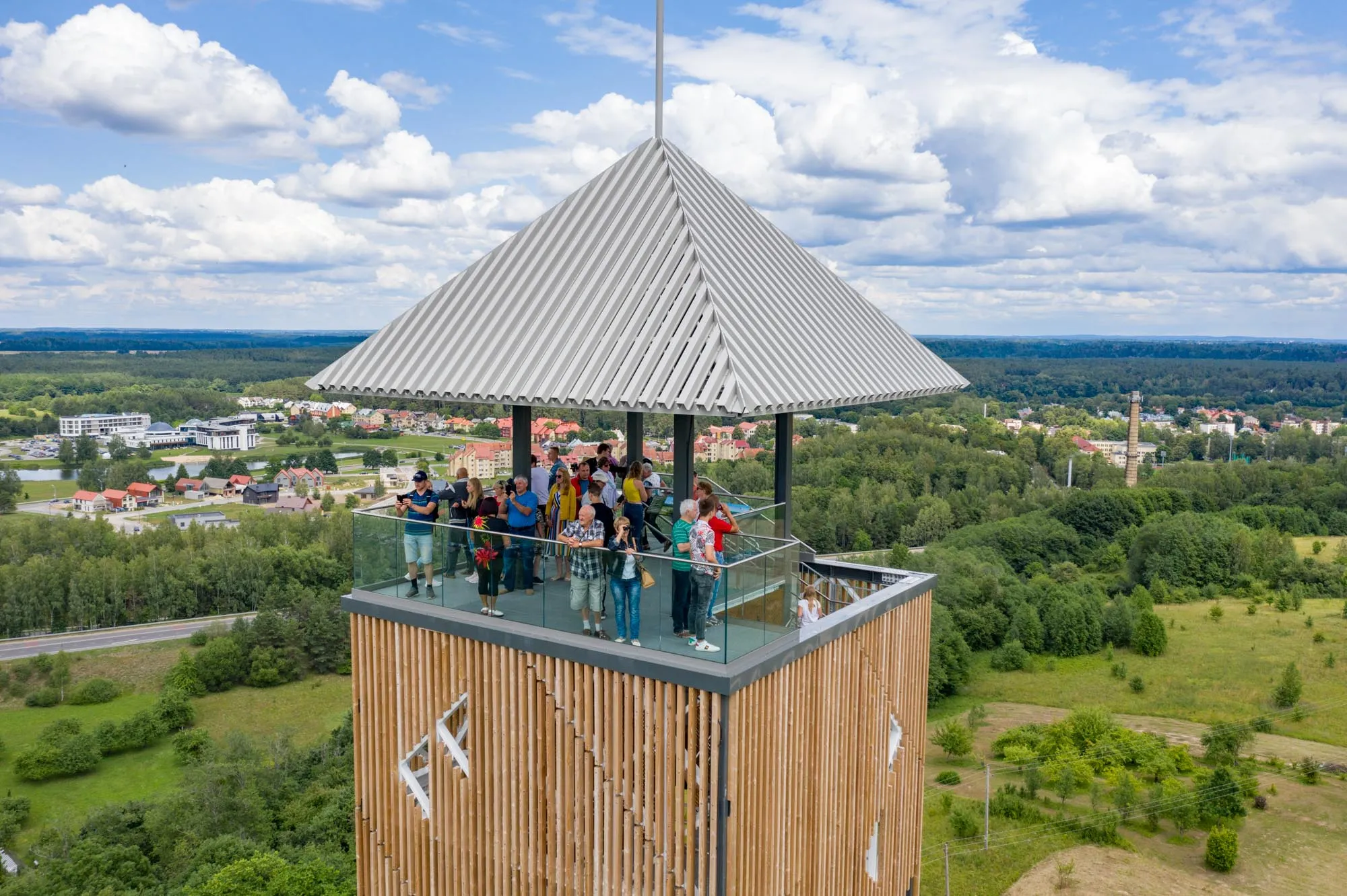 Eilės prie Birštono apžvalgos bokšto