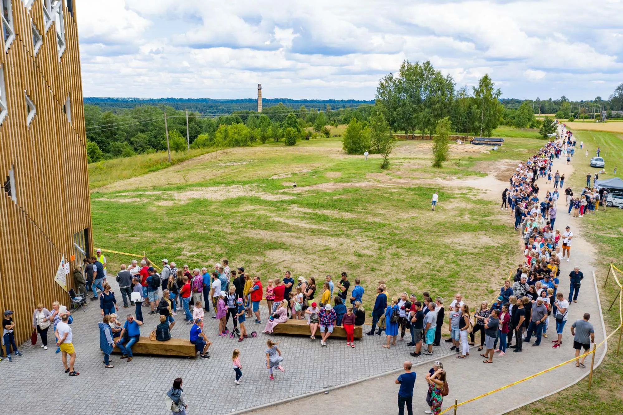 Eilės prie Birštono apžvalgos bokšto