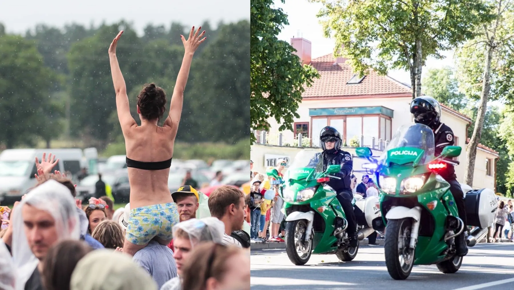 Vasaros festivaliai, policija, policijos kontrolė
