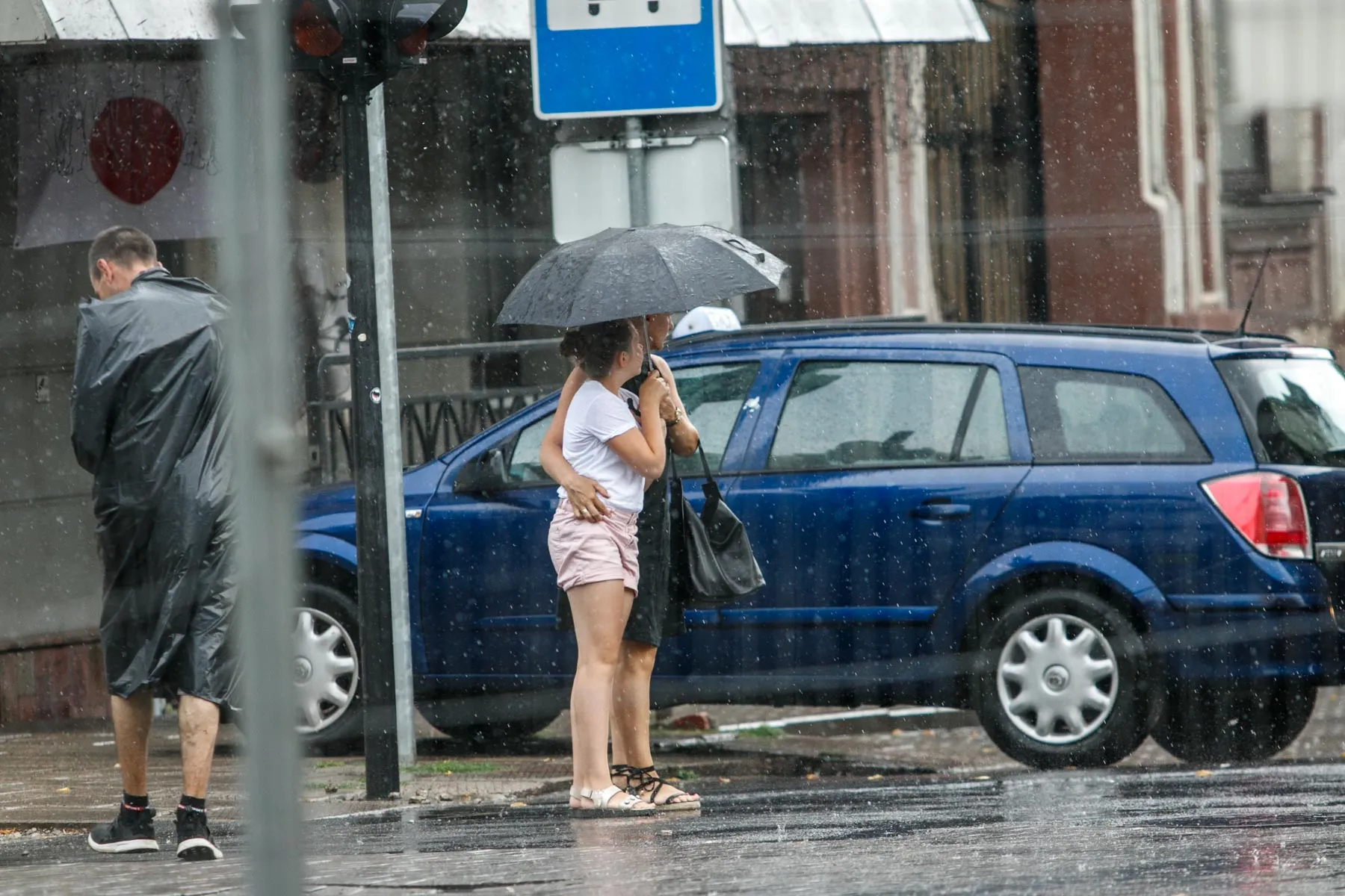 Kauną nuplovė vasariškas lietus