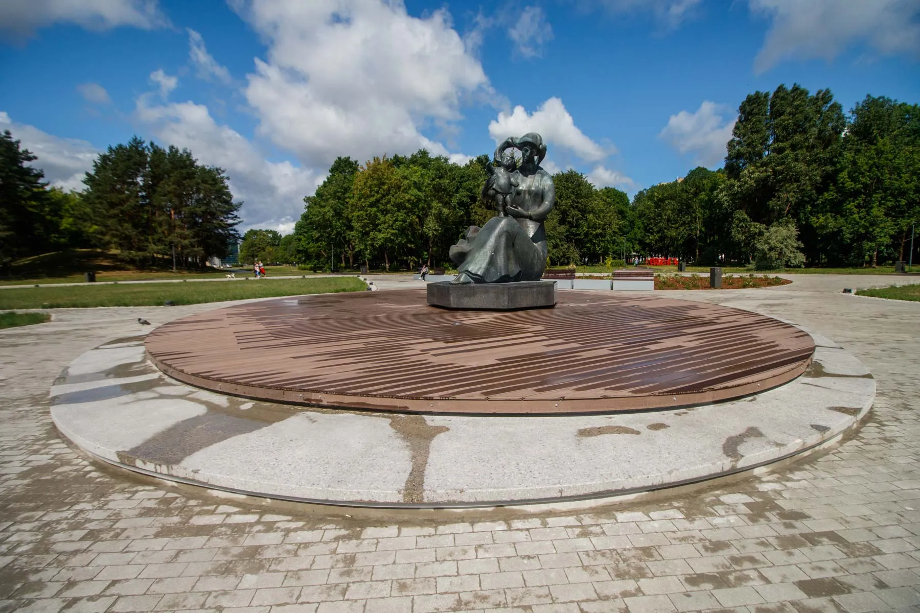 Atnaujintas Draugystės parko fontanas