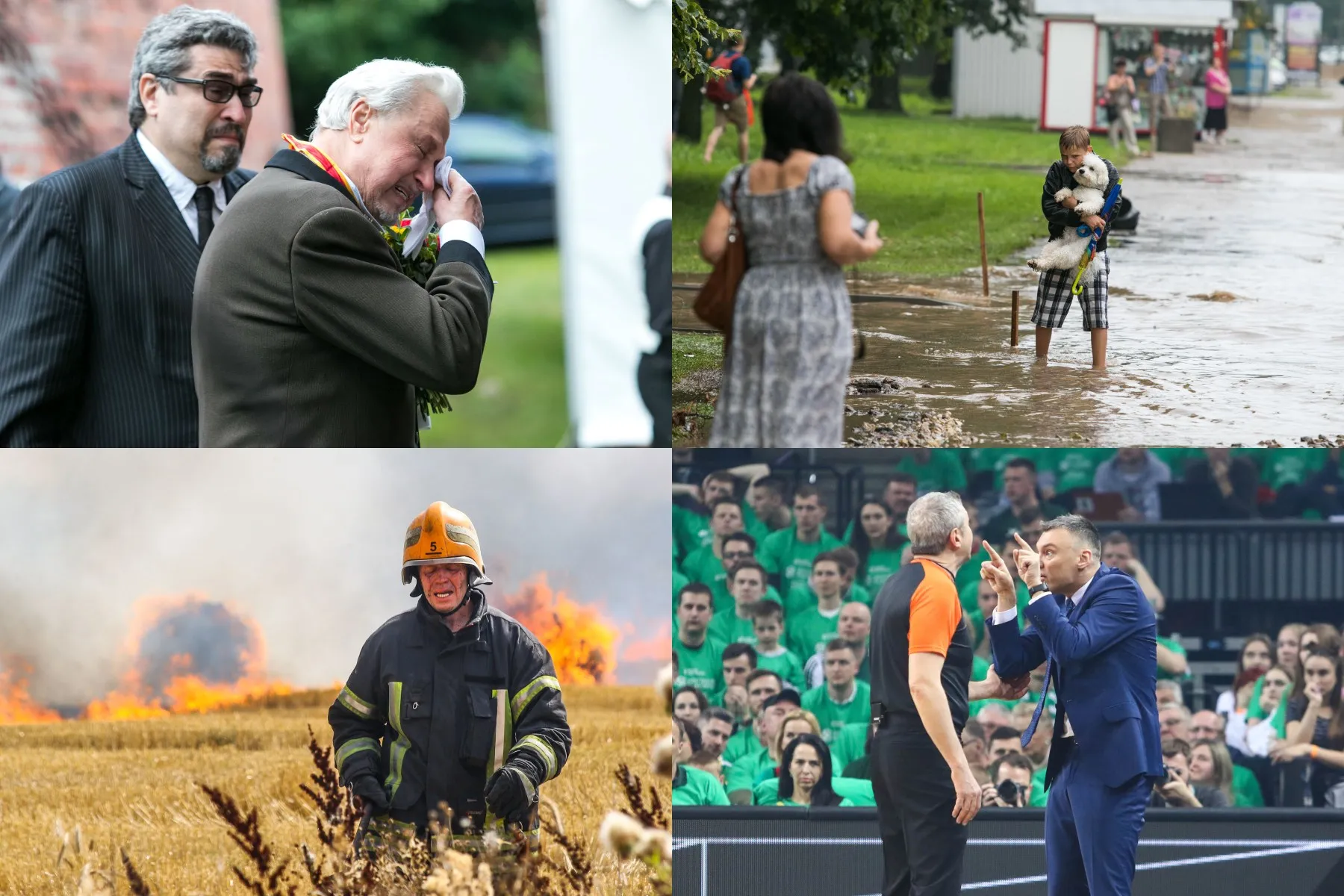 R. Tenio fotografijų koliažas
