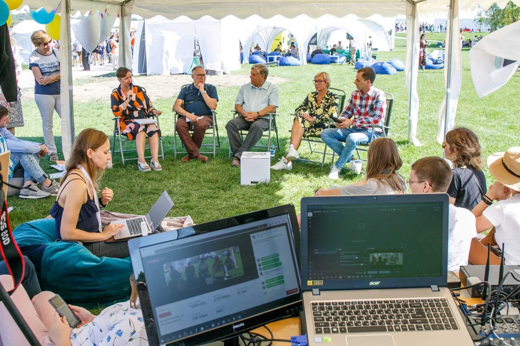 Diskusija „Laisvės piknike“ apie Kauno mero darbus