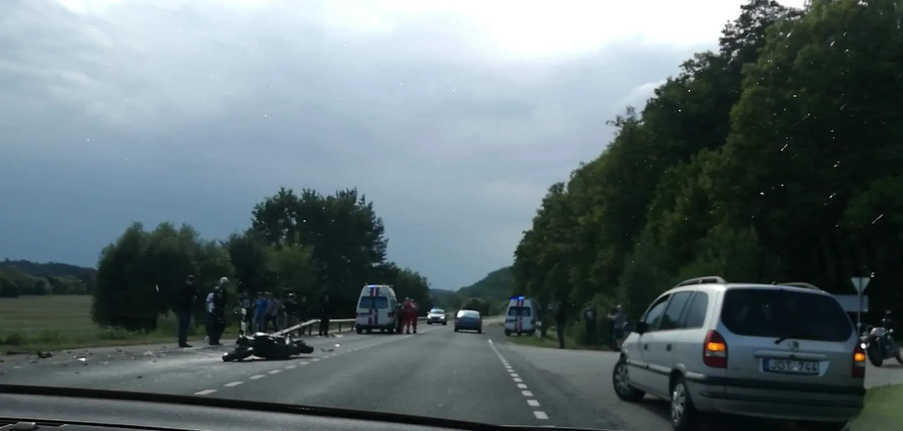 Eismo įvykis netoli Vilkijos