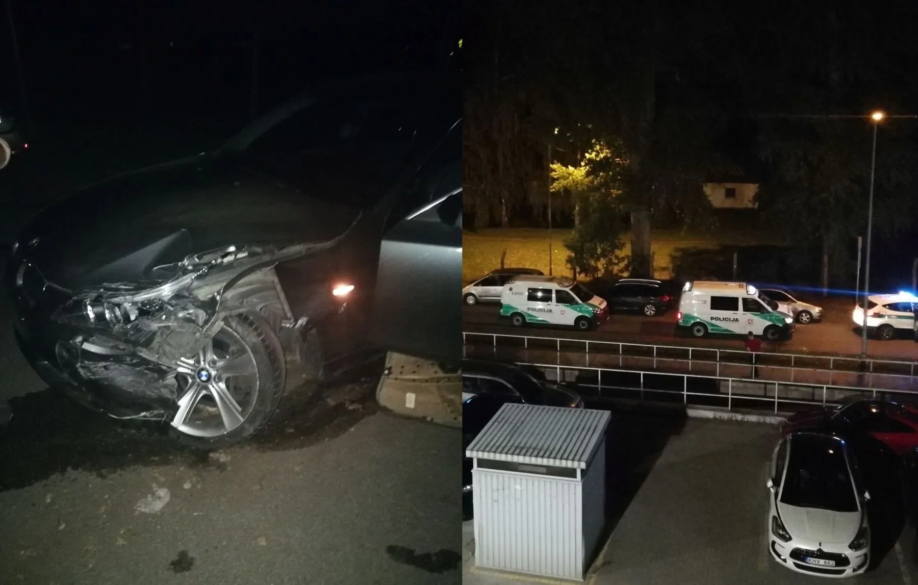 Avarija Aukštuosiuose Šančiuose, „BMW“