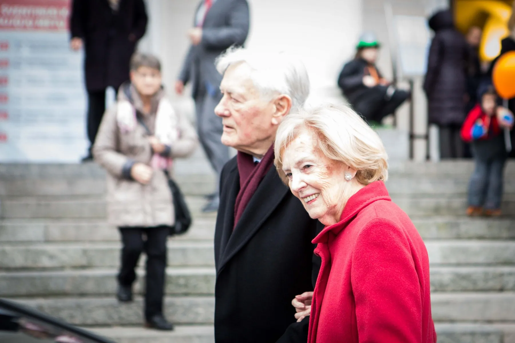 Alma Adamkienė ir Valdas Adamkus