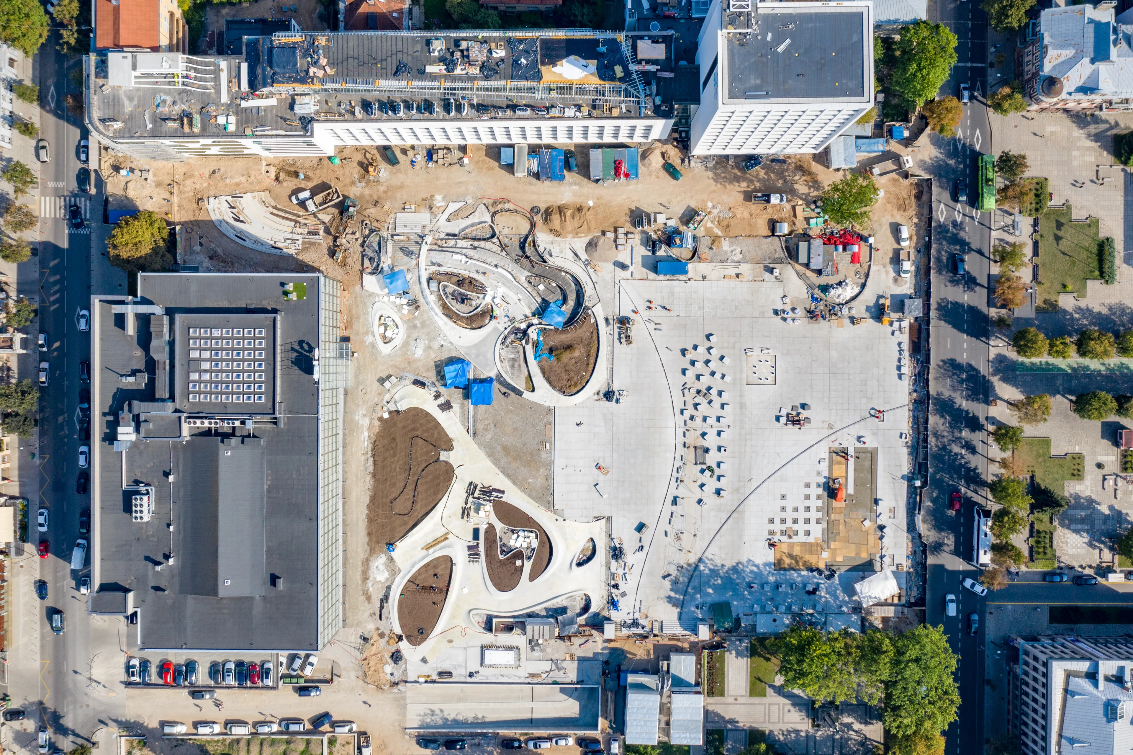 Vienybės aikštė iš viršaus