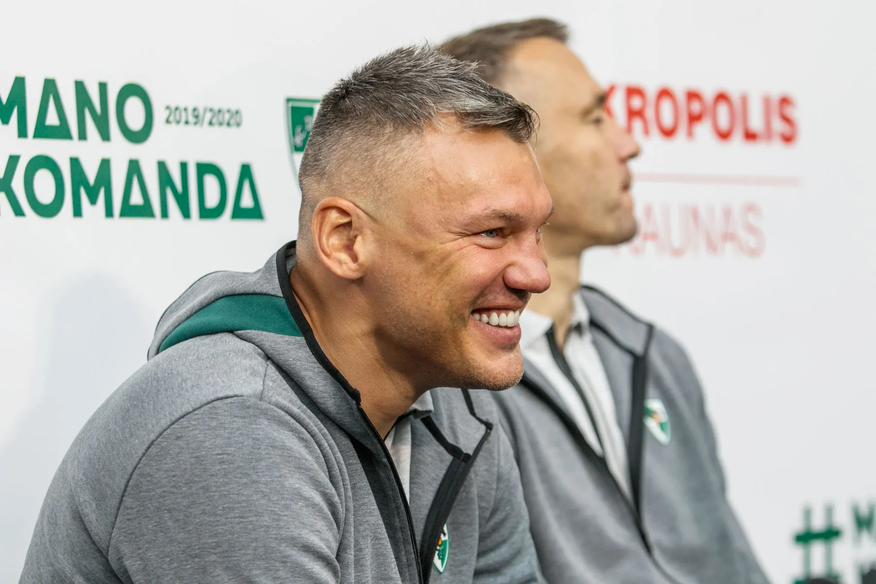 Žalgiriečių pristatymas Kauno „Akropolyje“