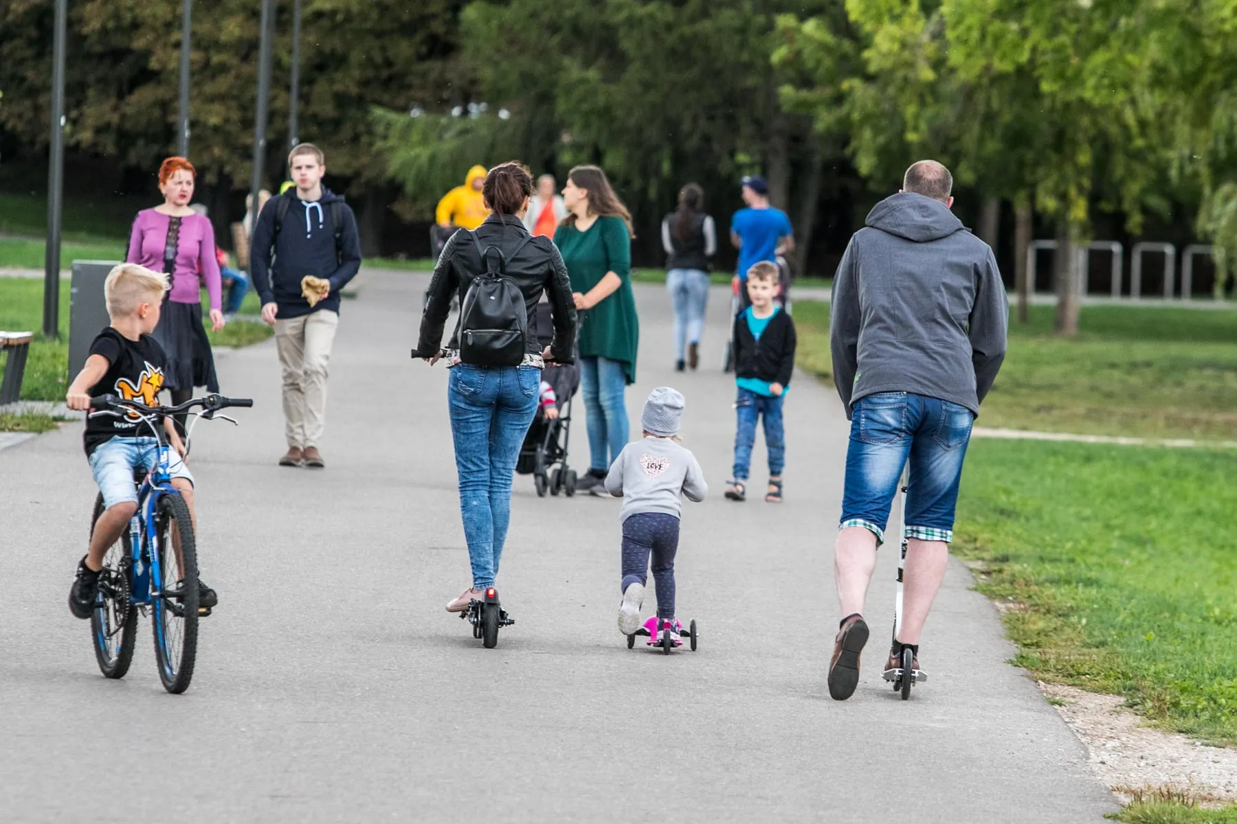 Kalniečių parkas, šeima