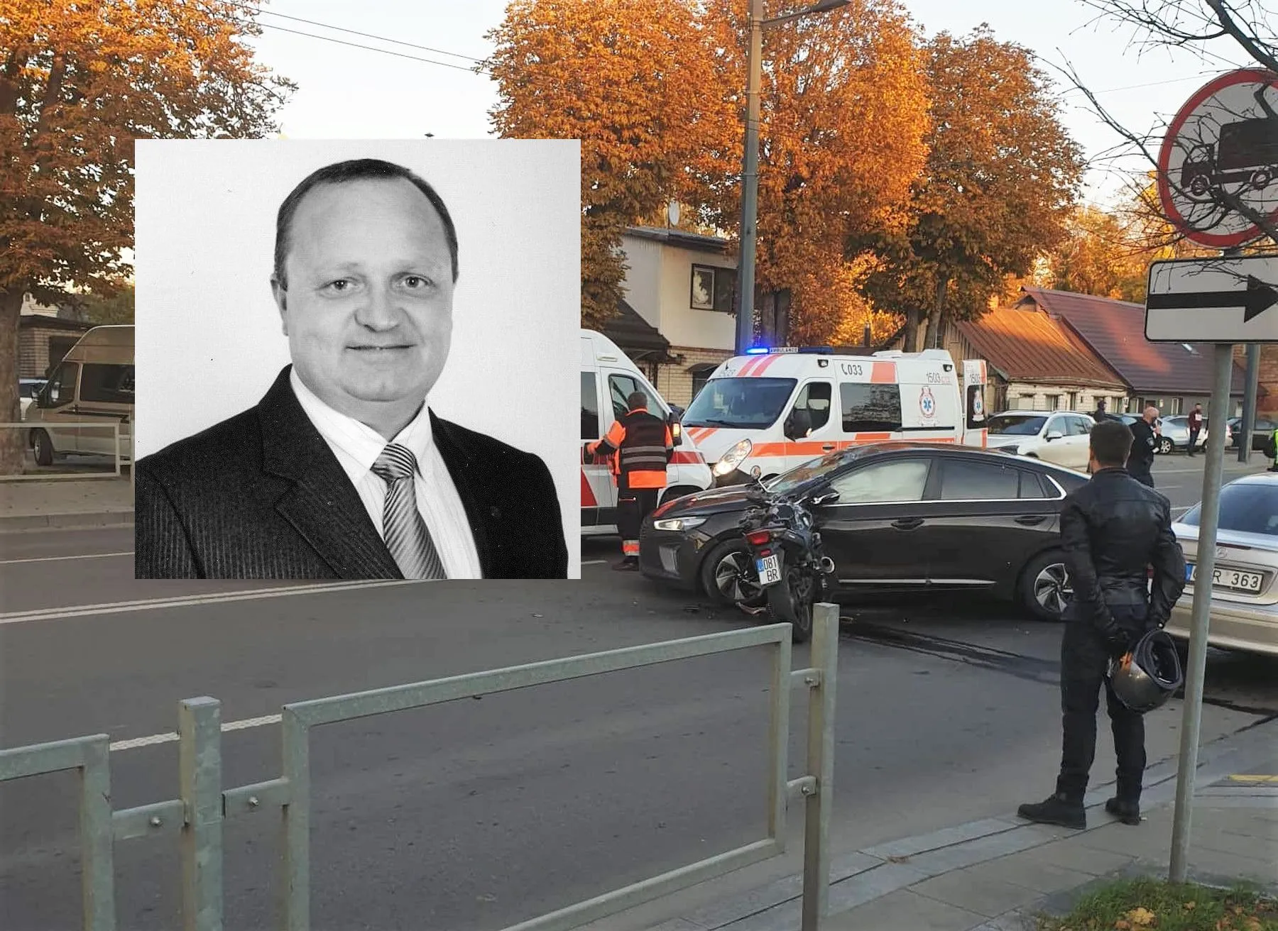 Motociklo avarijoje žuvo Edvardas Galvanauskas