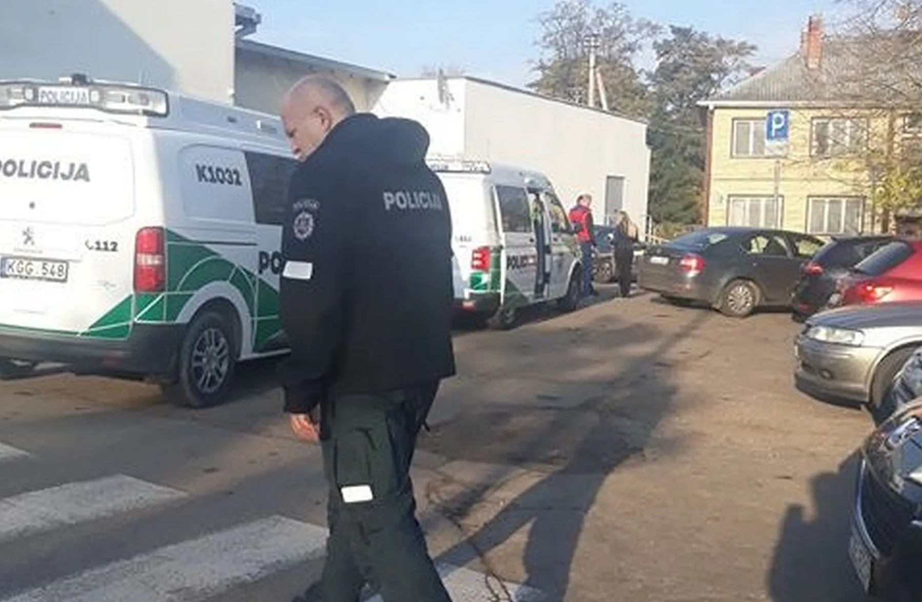 Savanorių pr. / rastas negyvas žmogus