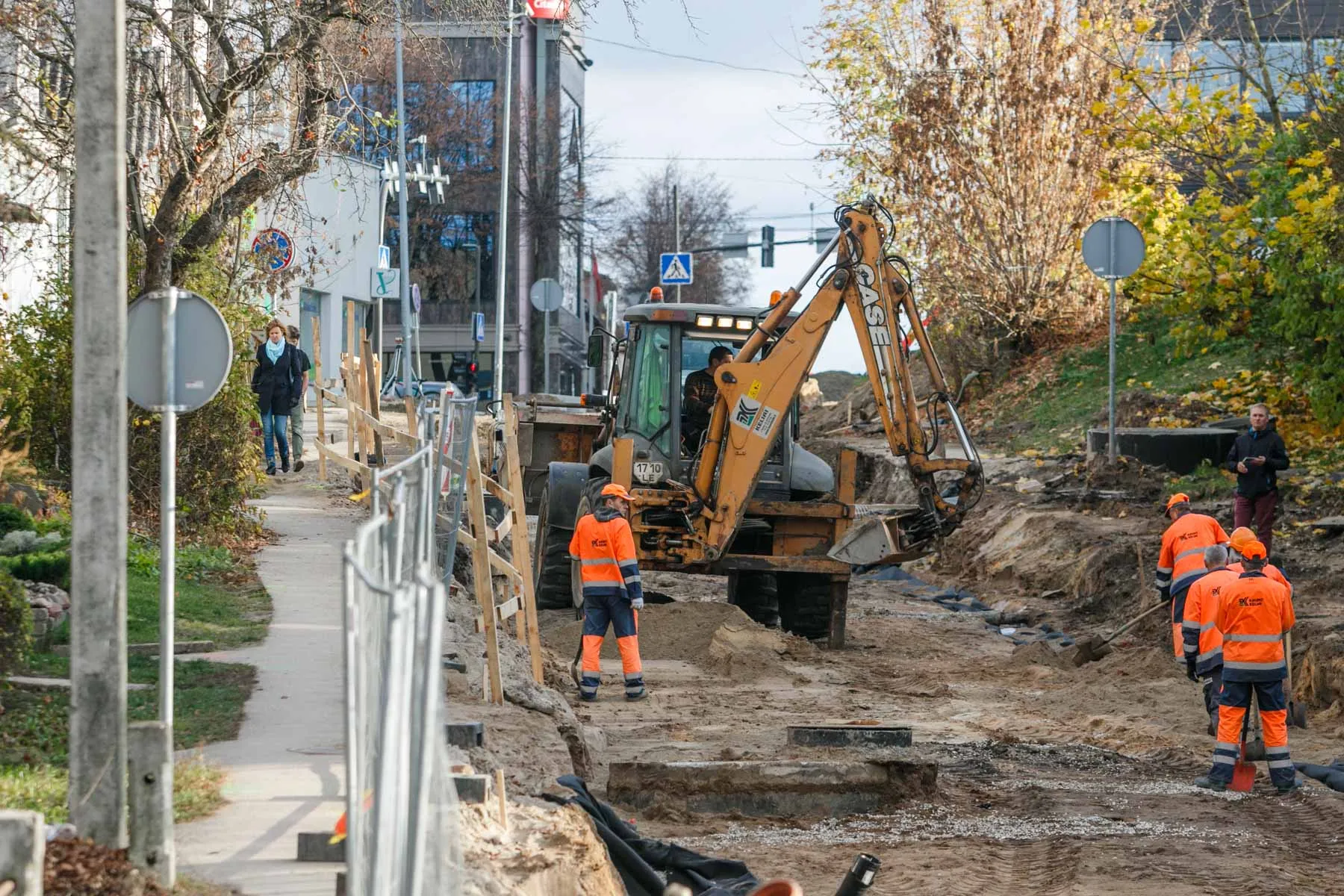 Žemaičių gatvės remontas