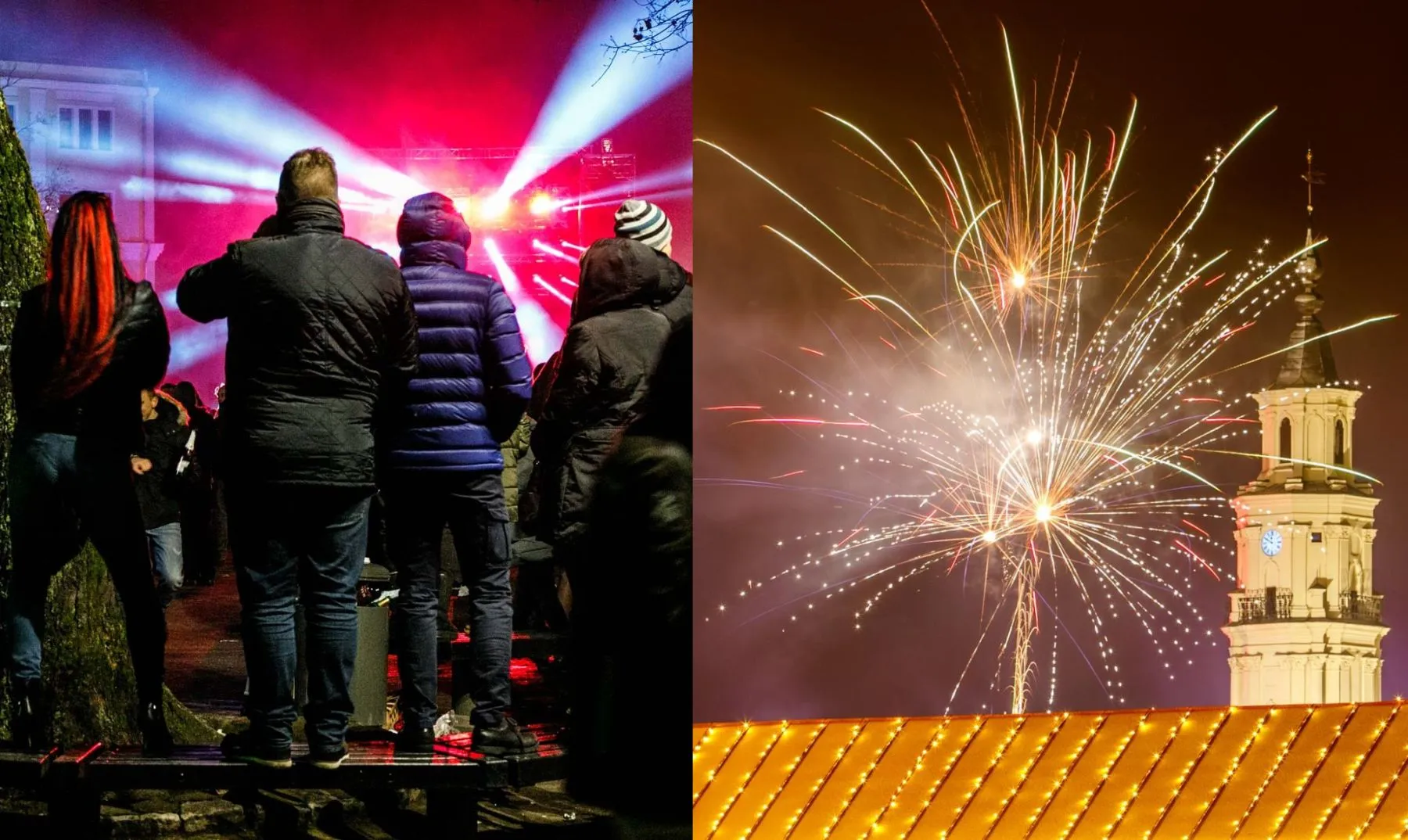 Naujųjų metų sutikimas Rotušės aikštėje, Kalėdos