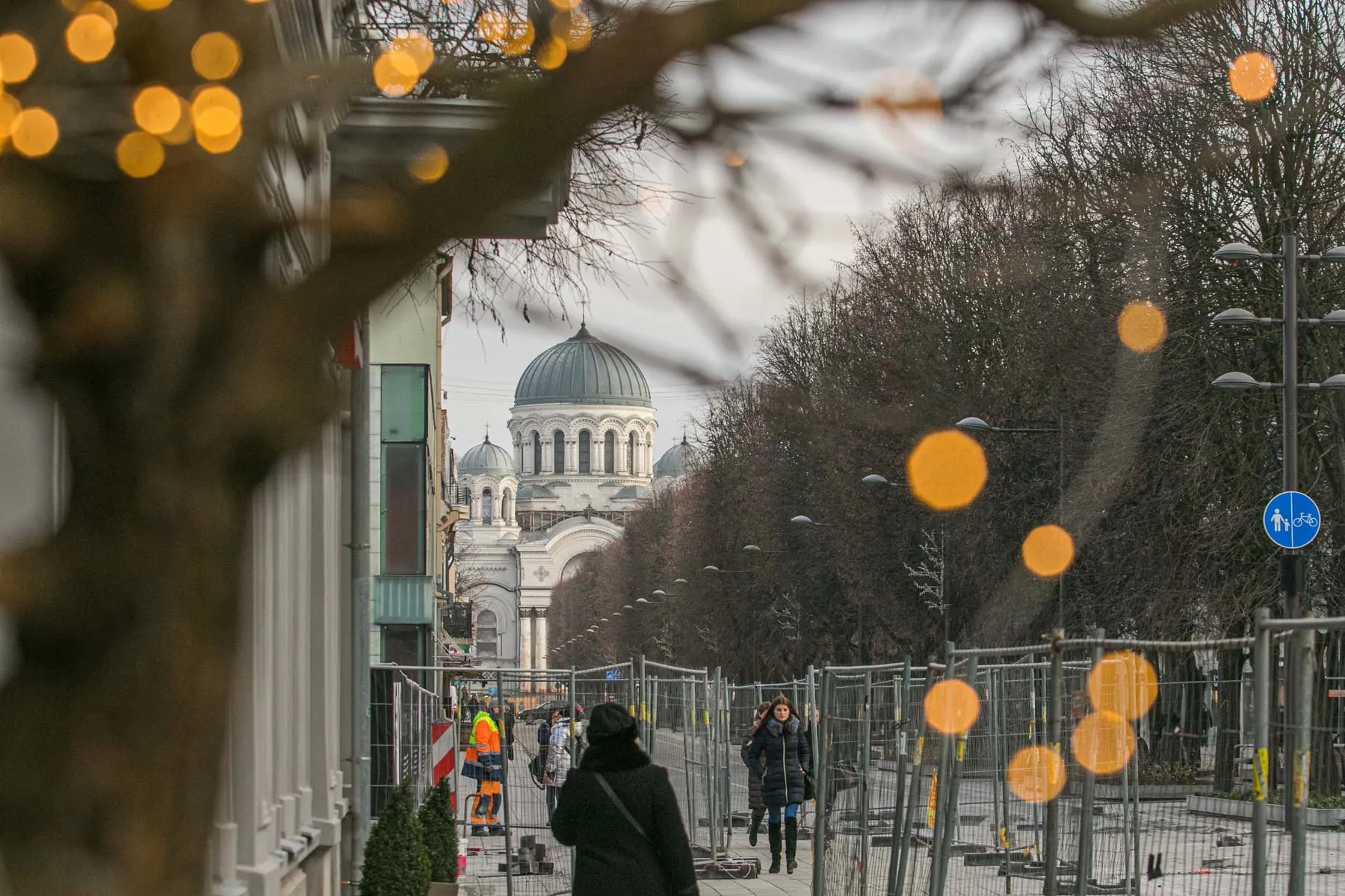 Rekonstruojama Laisvės alėja