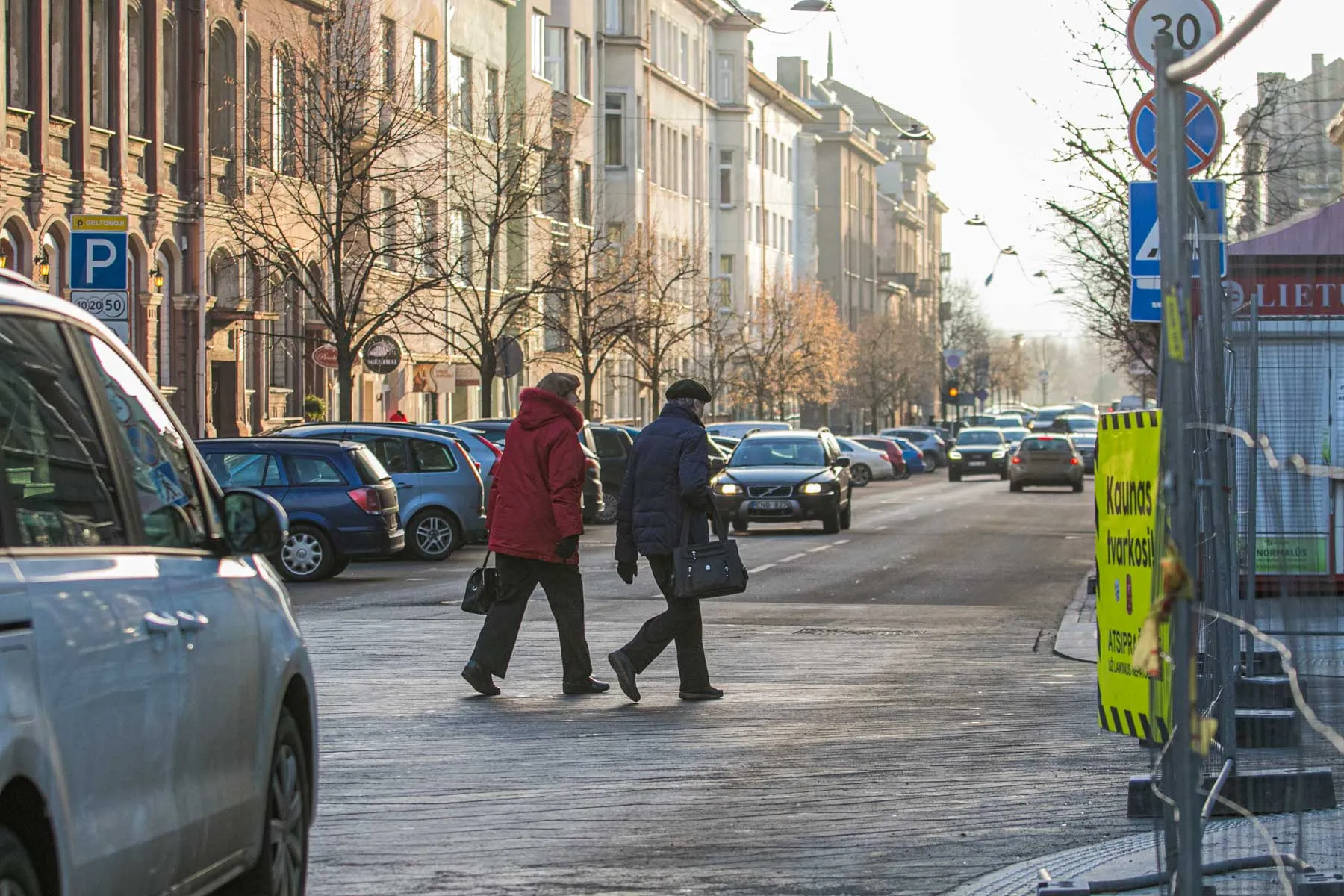 Rekonstruojama Laisvės alėja