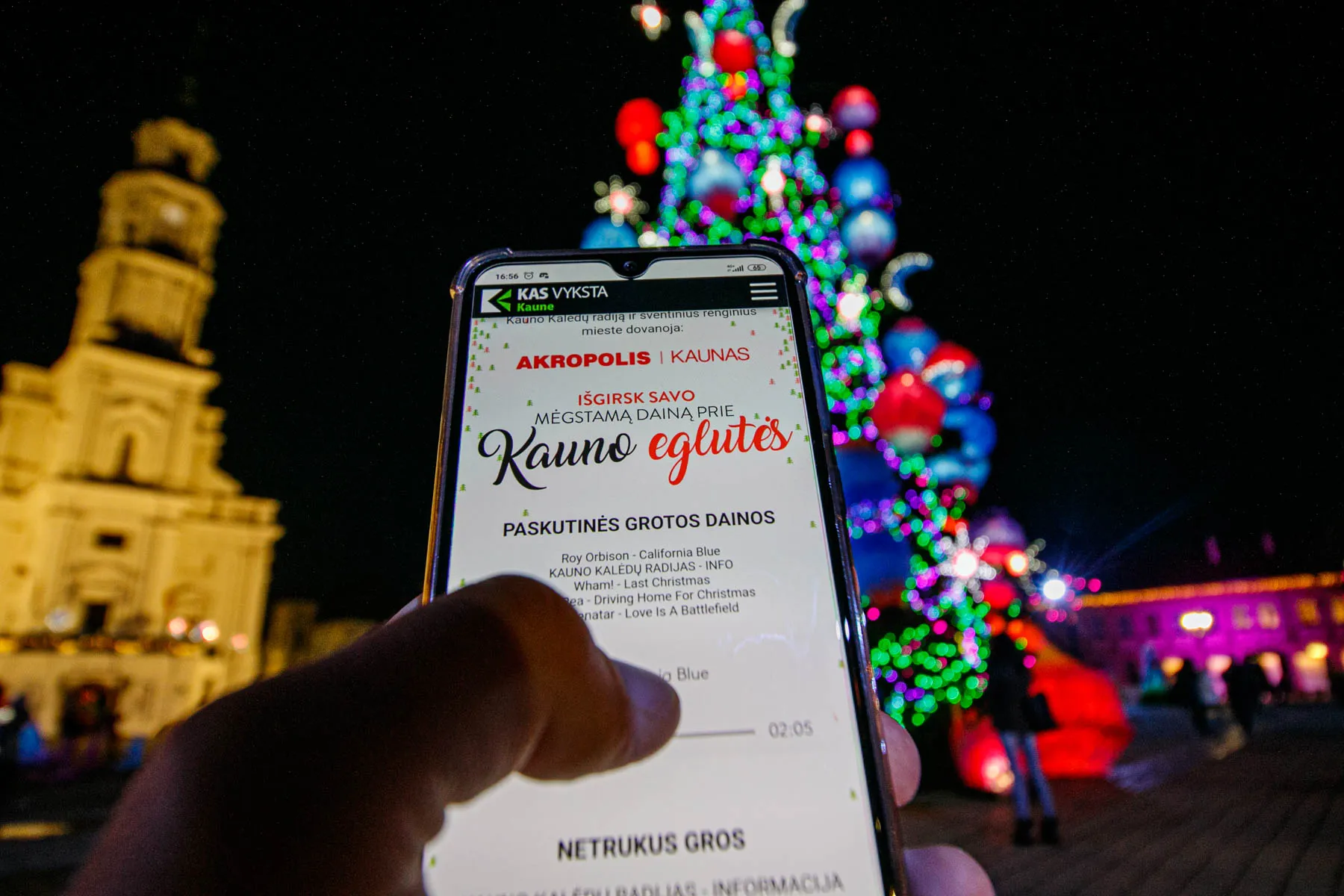 Kauno Kalėdų eglutė Rotušėje