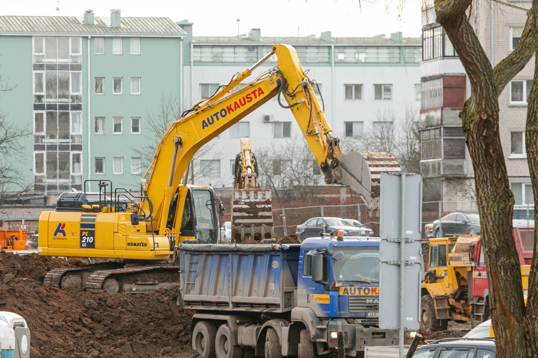 Ledo arenos statybos prie „Girstučio“