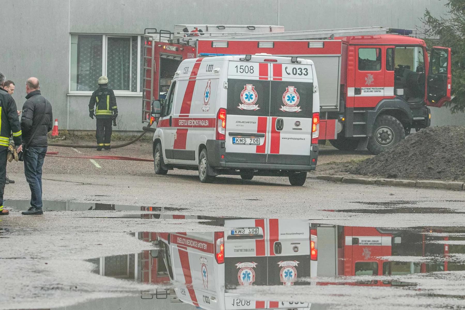 Gaisras Pramonės pr.