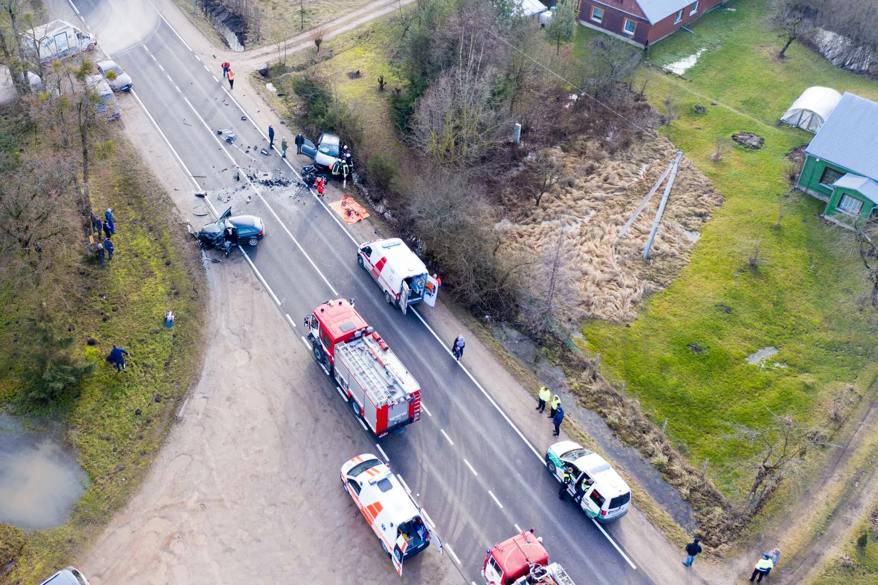Avarija netoli Ilgakiemio