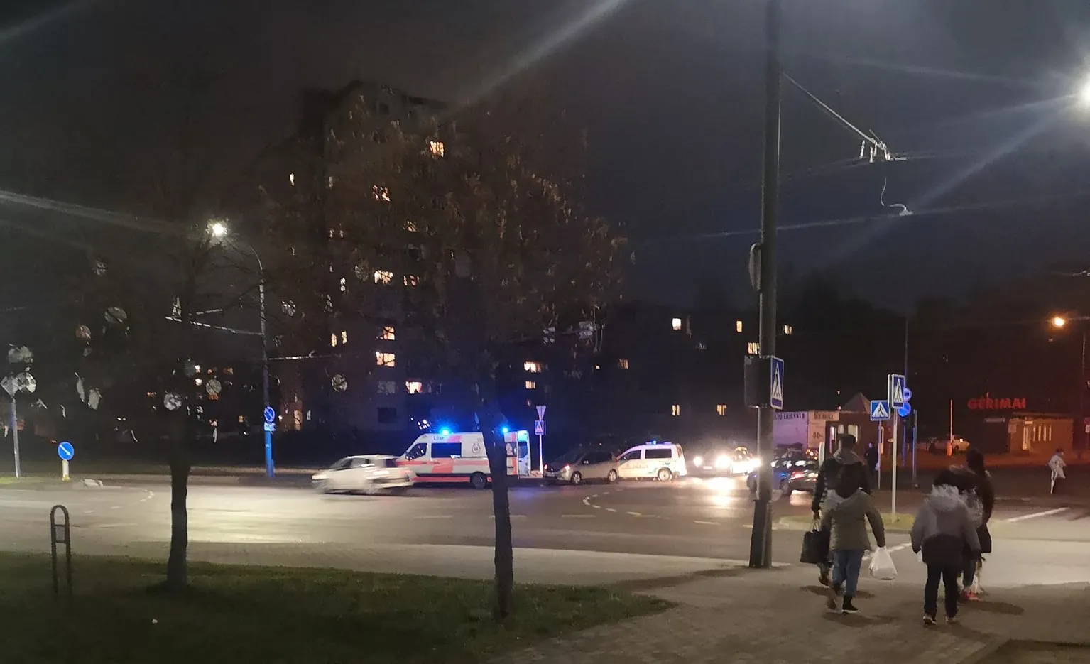 Šiaurės pr partrenktas žmogus