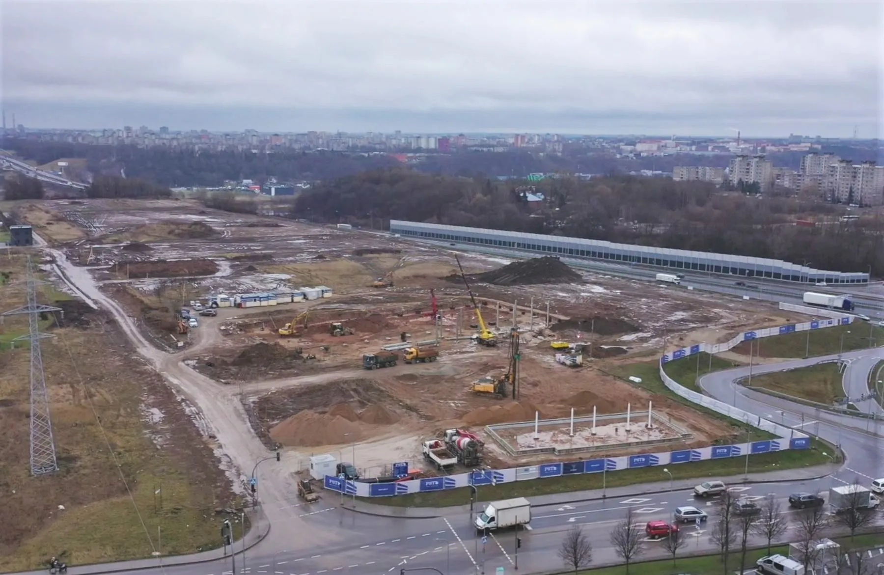 „McDonald's“ ir „Lidl“ statybos prie „Megos“