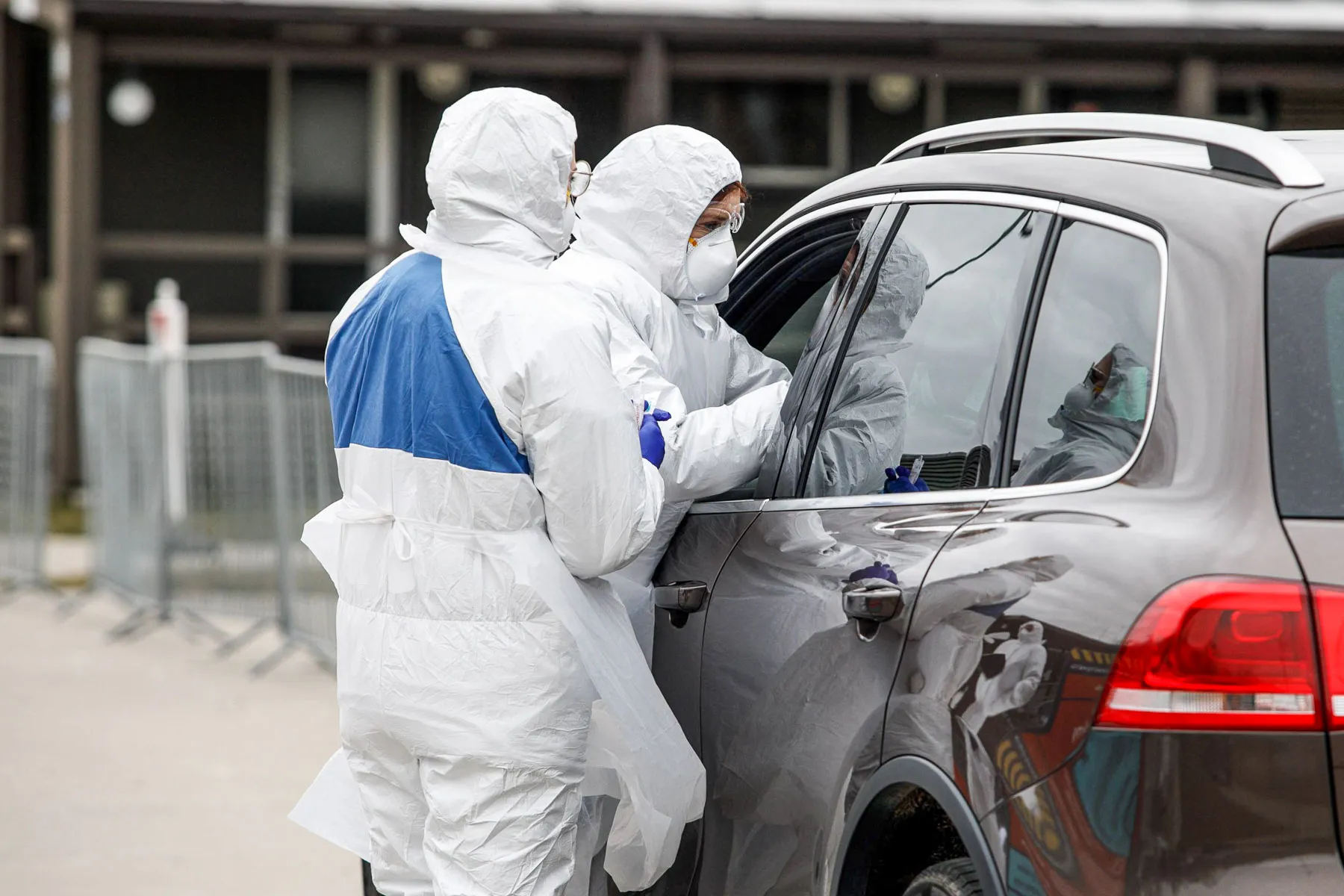 Mobilus koronaviruso patikros punktas Kaune