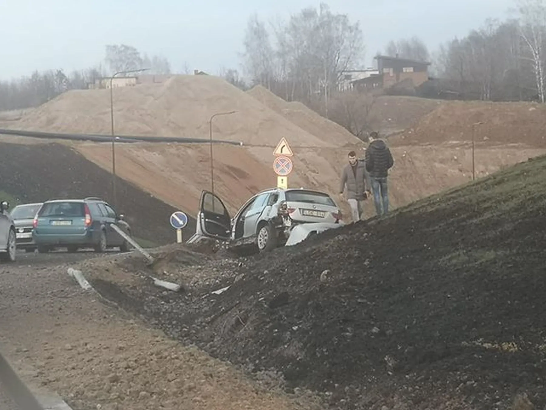 Ateities pl. Avarija