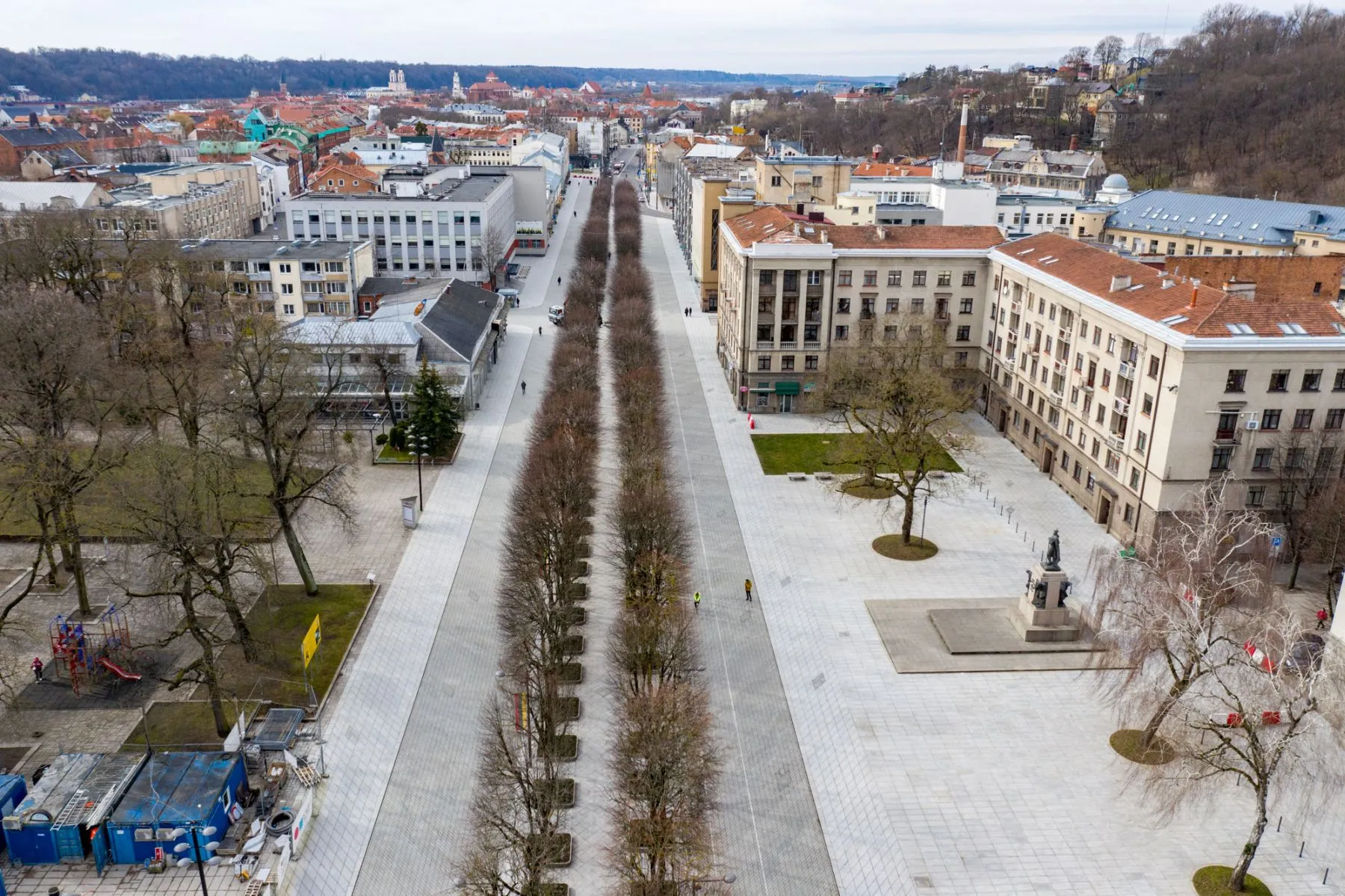 Karantino metu ištuštėjęs Kaunas