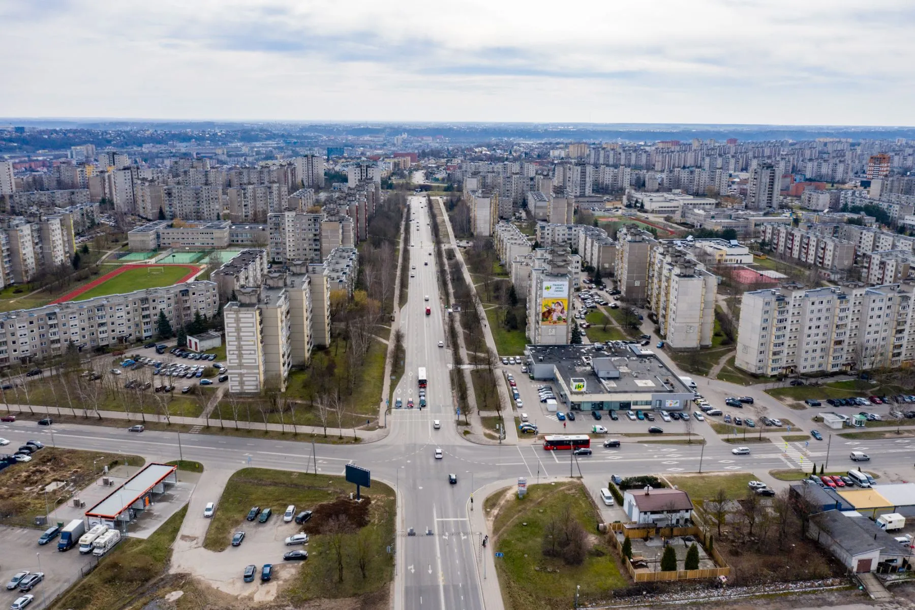 Karantino metu ištuštėjęs Kaunas