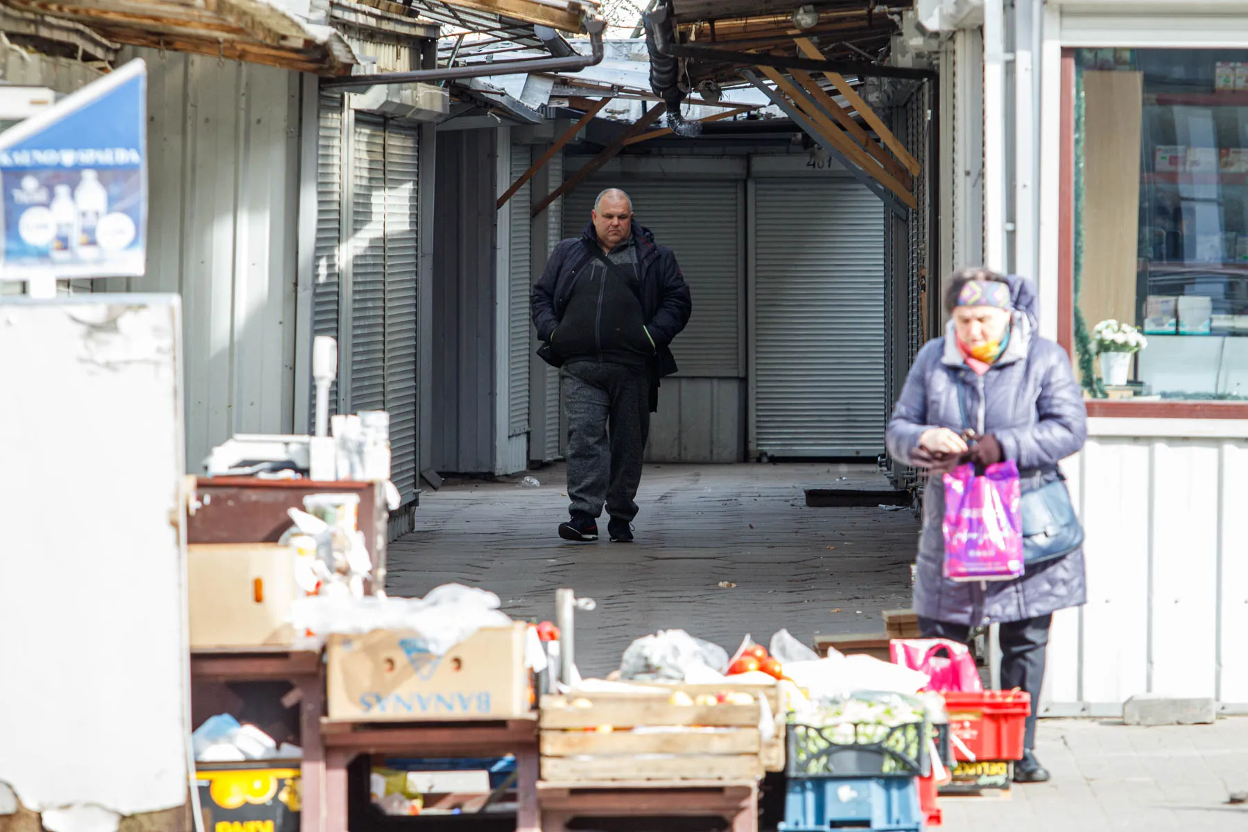 Tuščias Kaunas įvedus karantiną