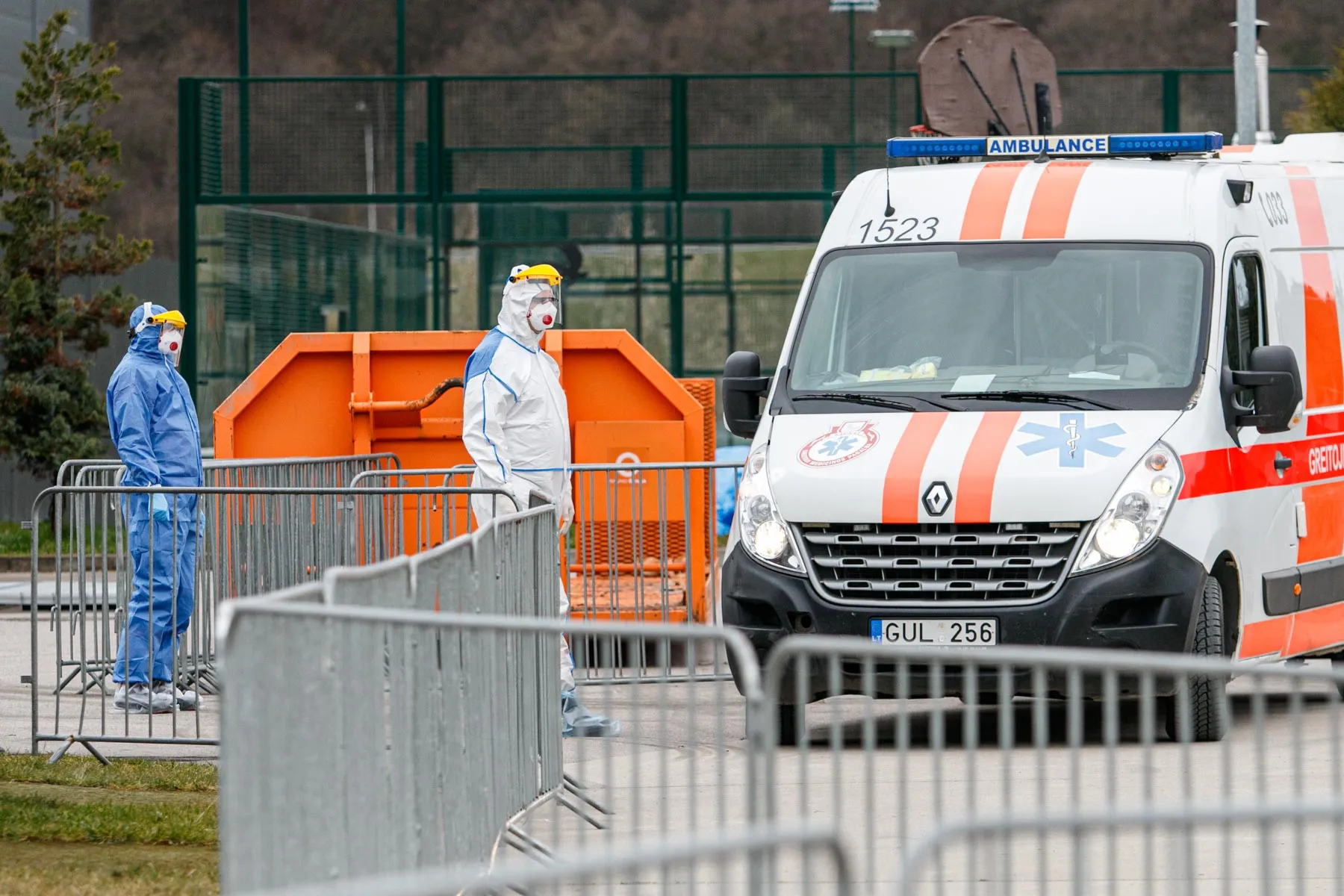 Mobilus koronaviruso patikros punktas