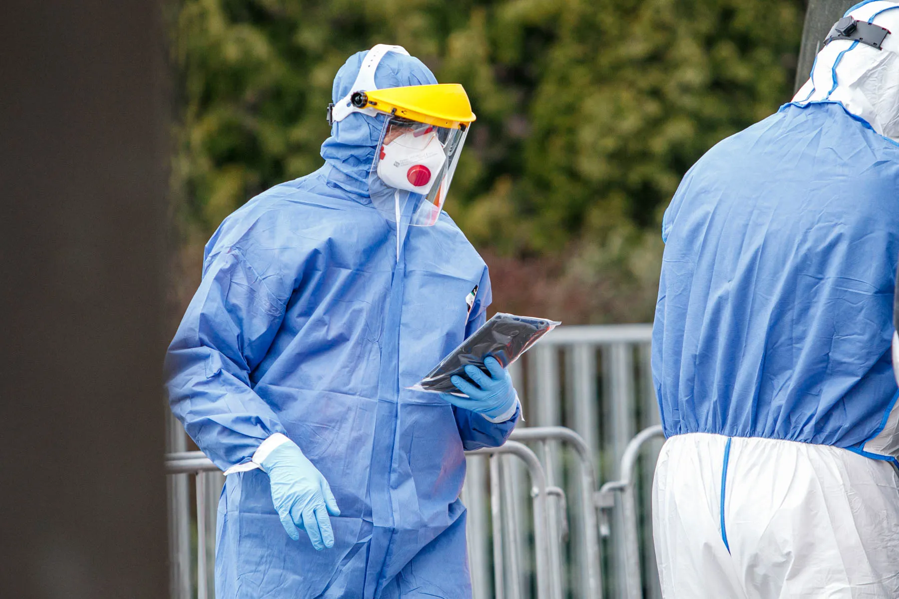 Mobilus koronaviruso patikros punktas