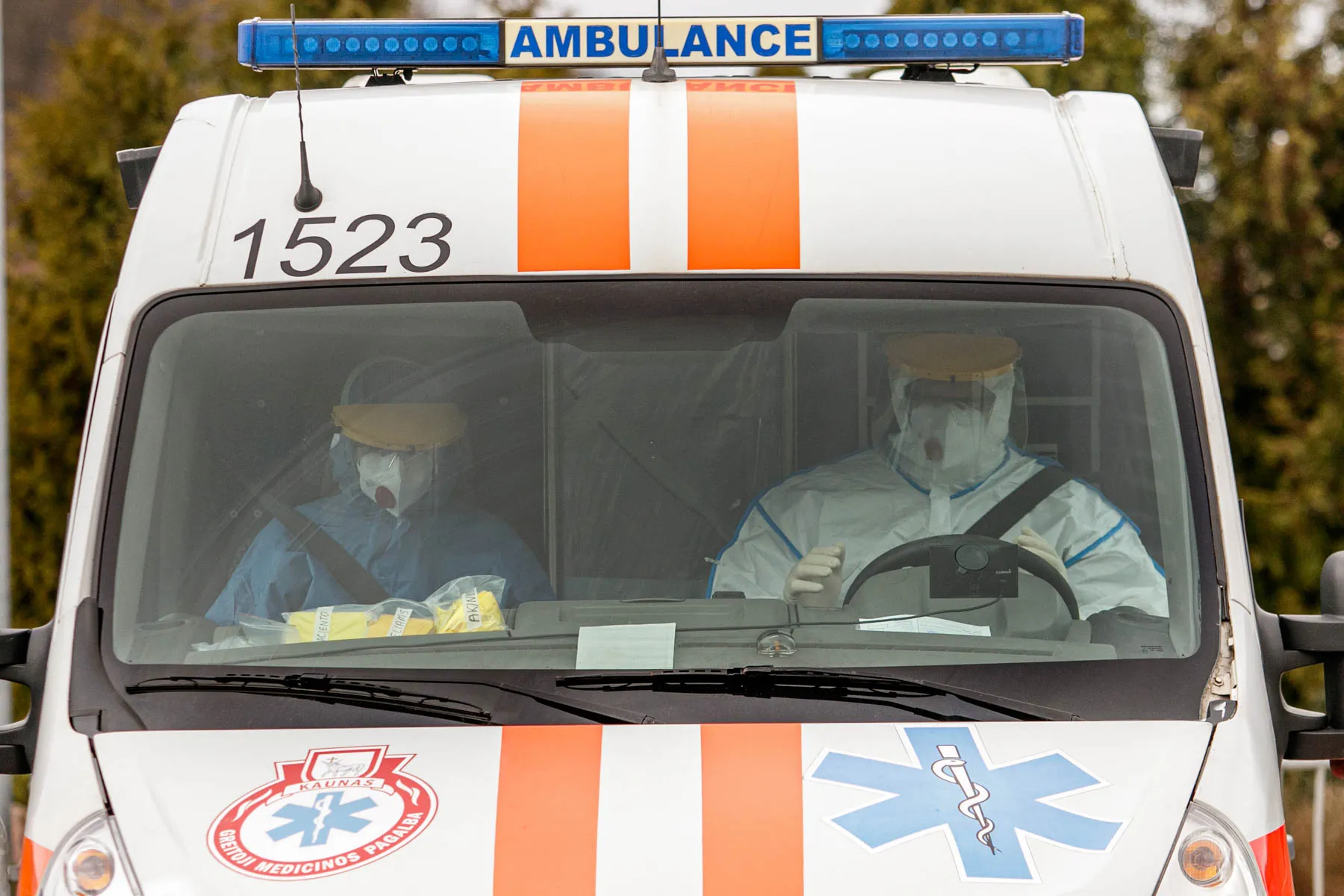 Mobilus koronaviruso patikros punktas