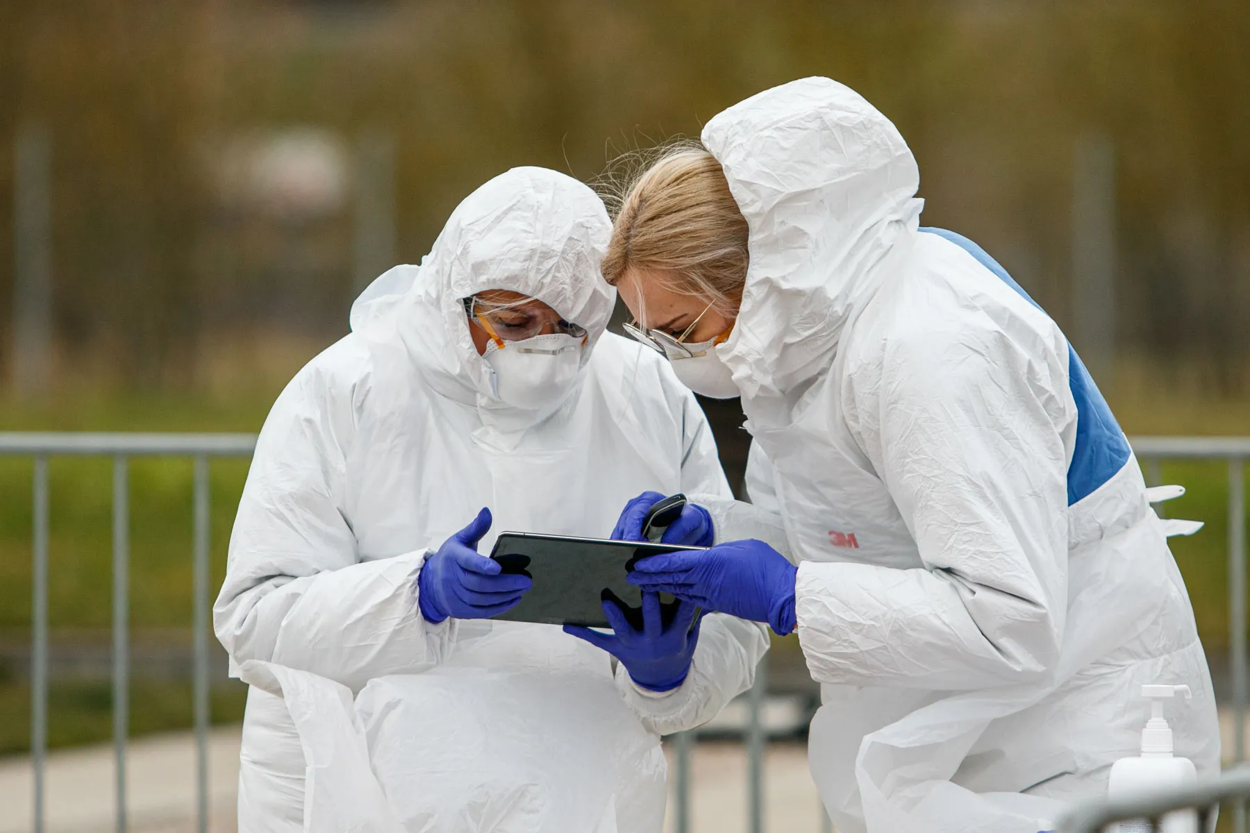 Mobilus koronaviruso patikros punktas