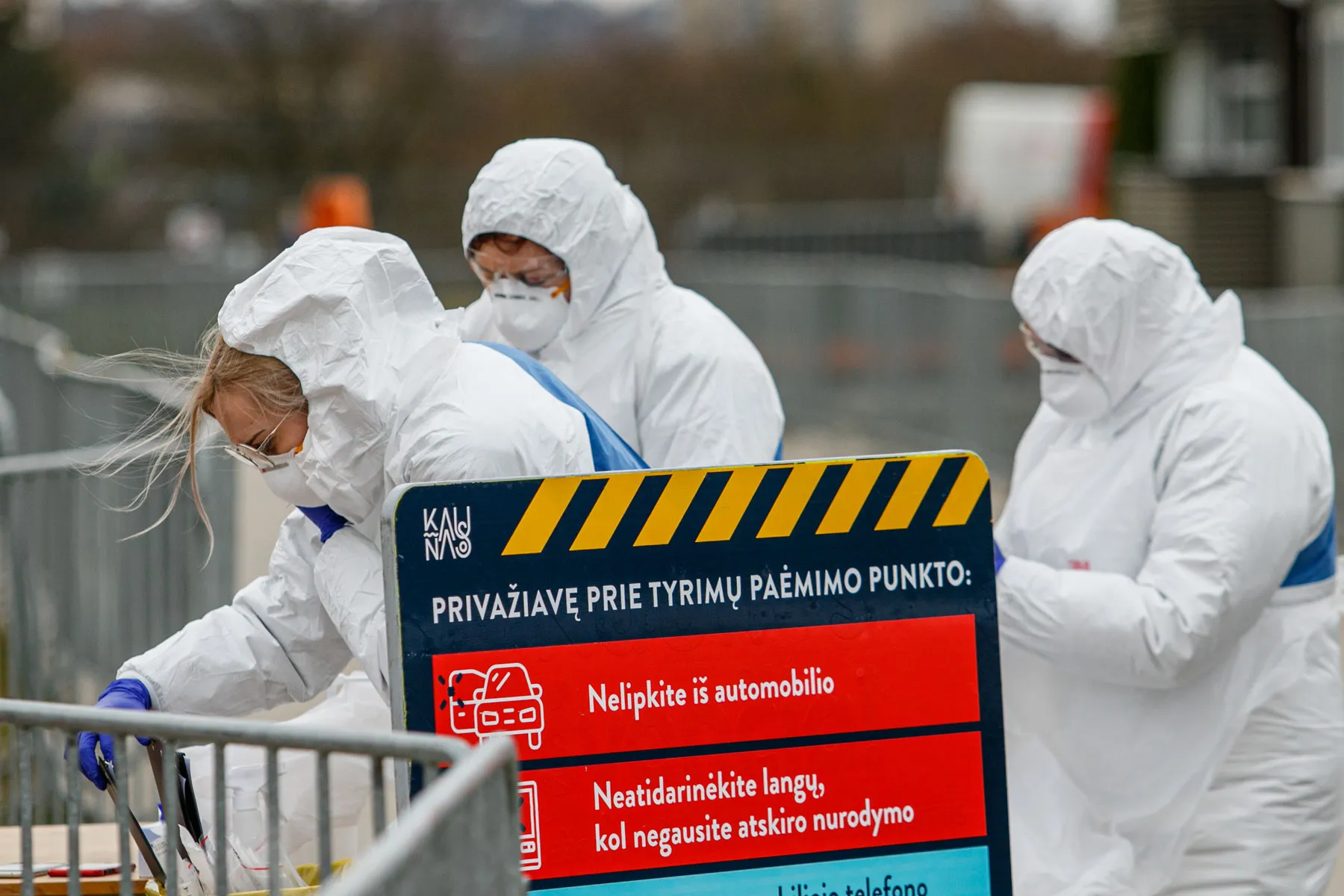 Mobilus koronaviruso patikros punktas