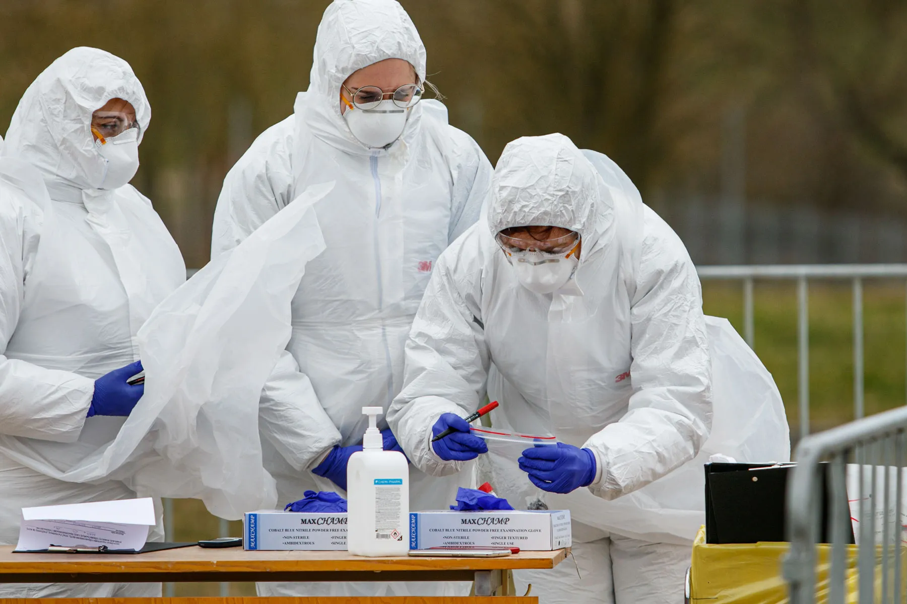 Mobilus koronaviruso patikros punktas