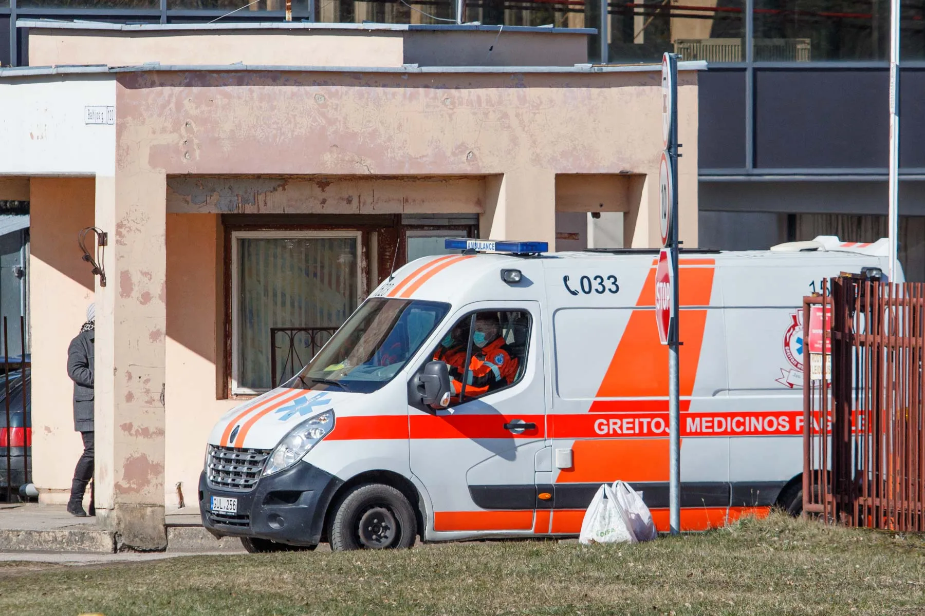 Koronovirusas, greitoji medicinos pagalba, klinikinė ligoninė